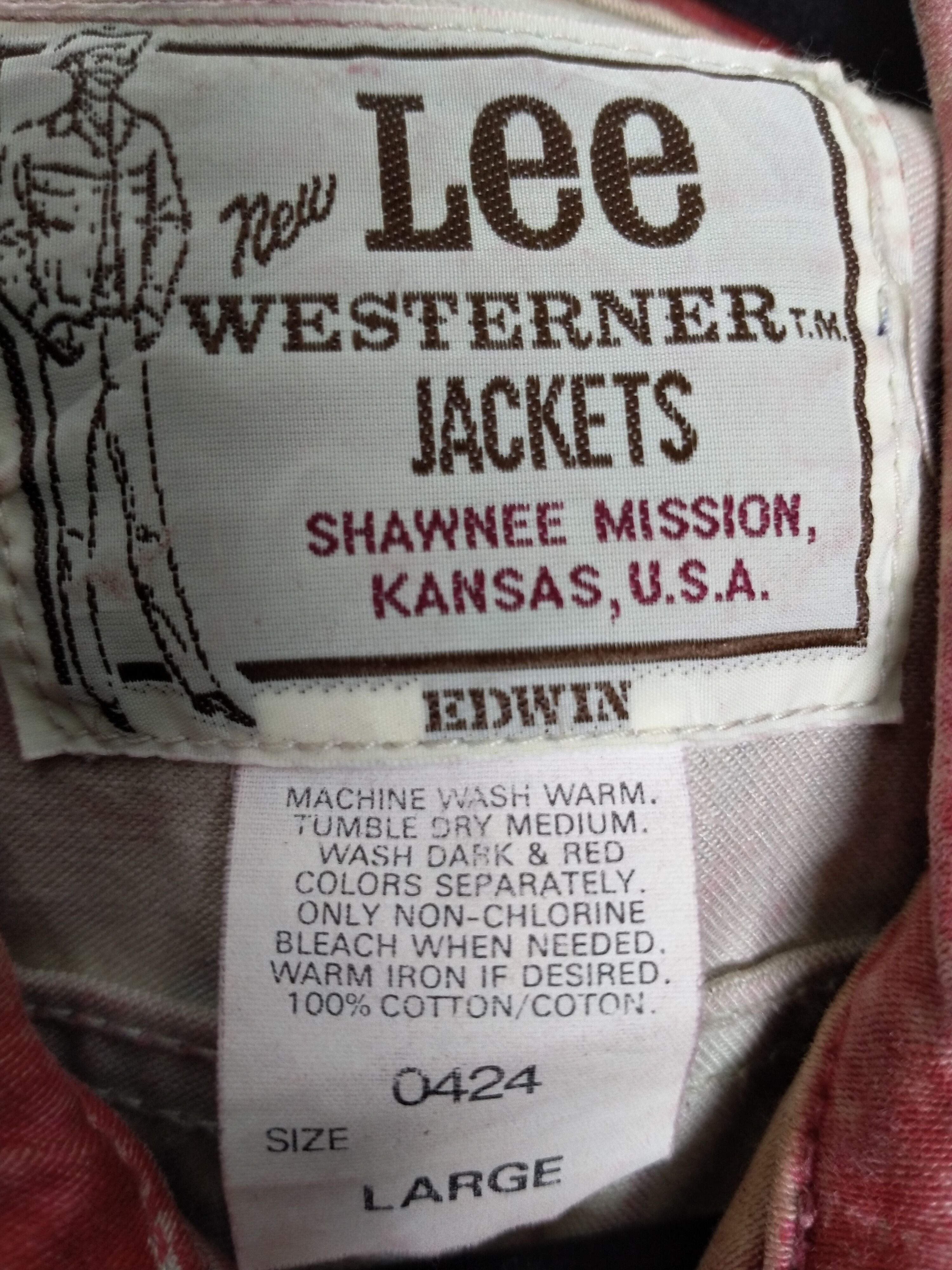 Lee 70s Lee Westerner Denim Jackets Sanforized Size US L / EU 52-54 / 3 - 7 Thumbnail