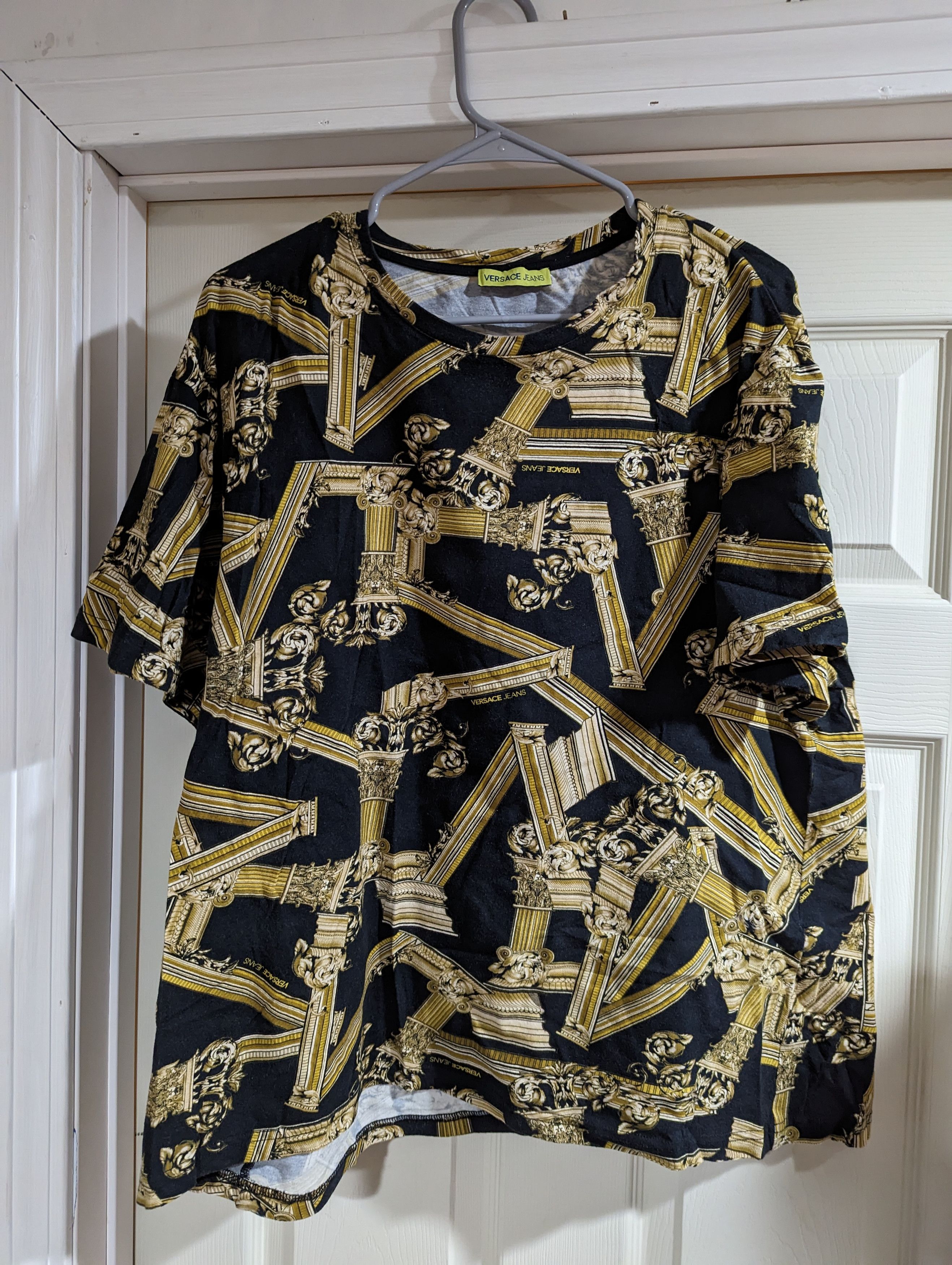 Versace tee with all over print