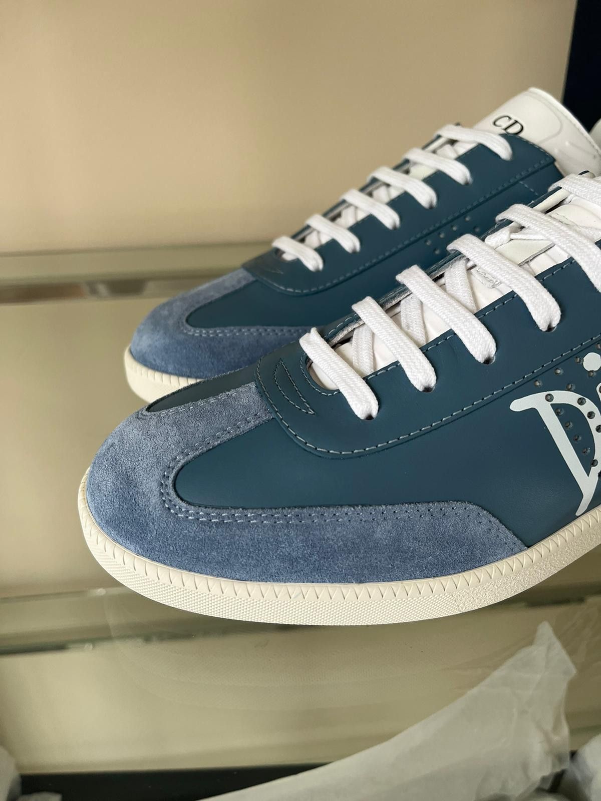 Dior × Stussy B01 Low Top Sneakers in Blue Size US 7 / EU 40 - 12 Thumbnail