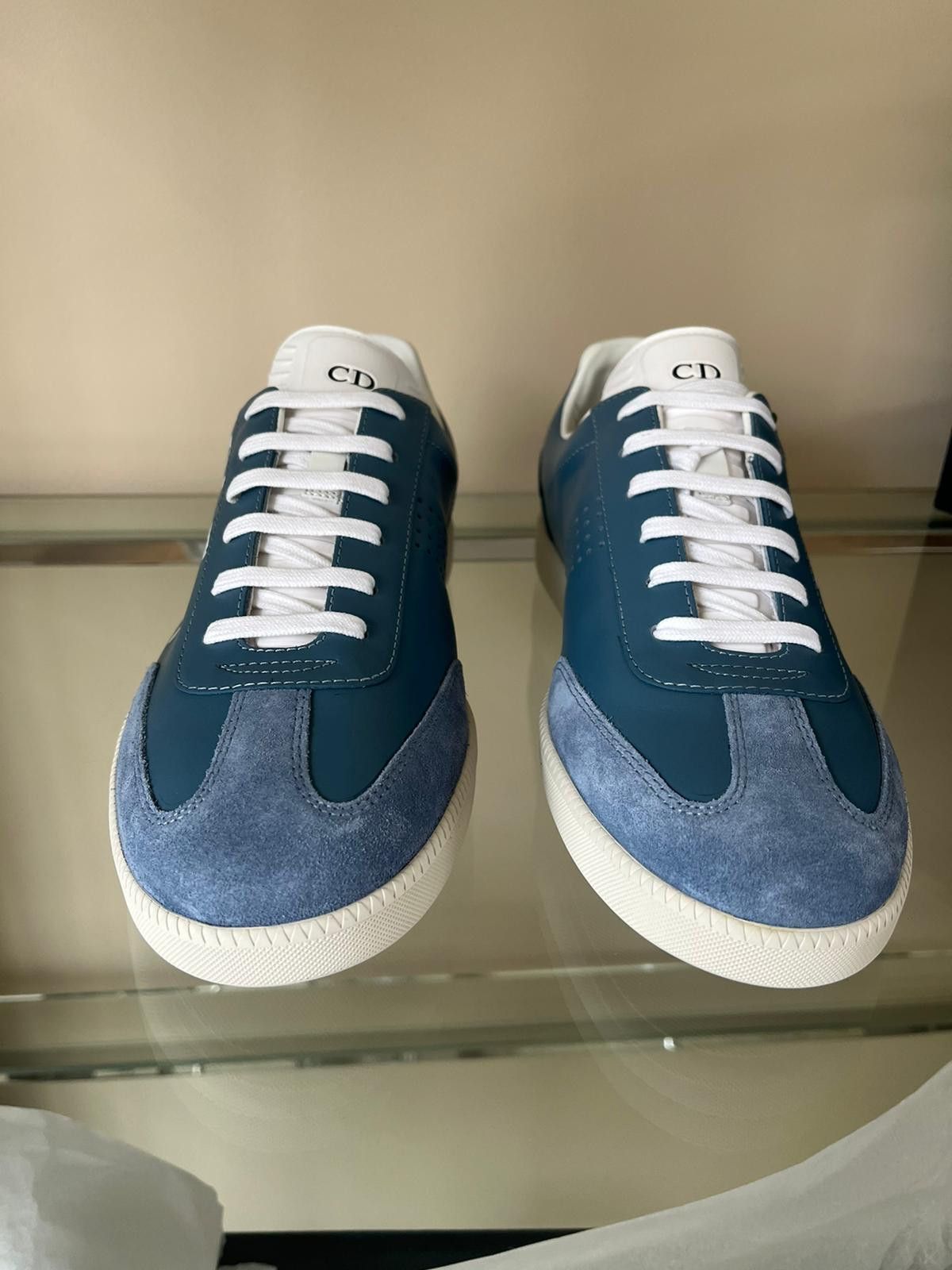 Dior × Stussy B01 Low Top Sneakers in Blue Size US 7 / EU 40 - 9 Thumbnail