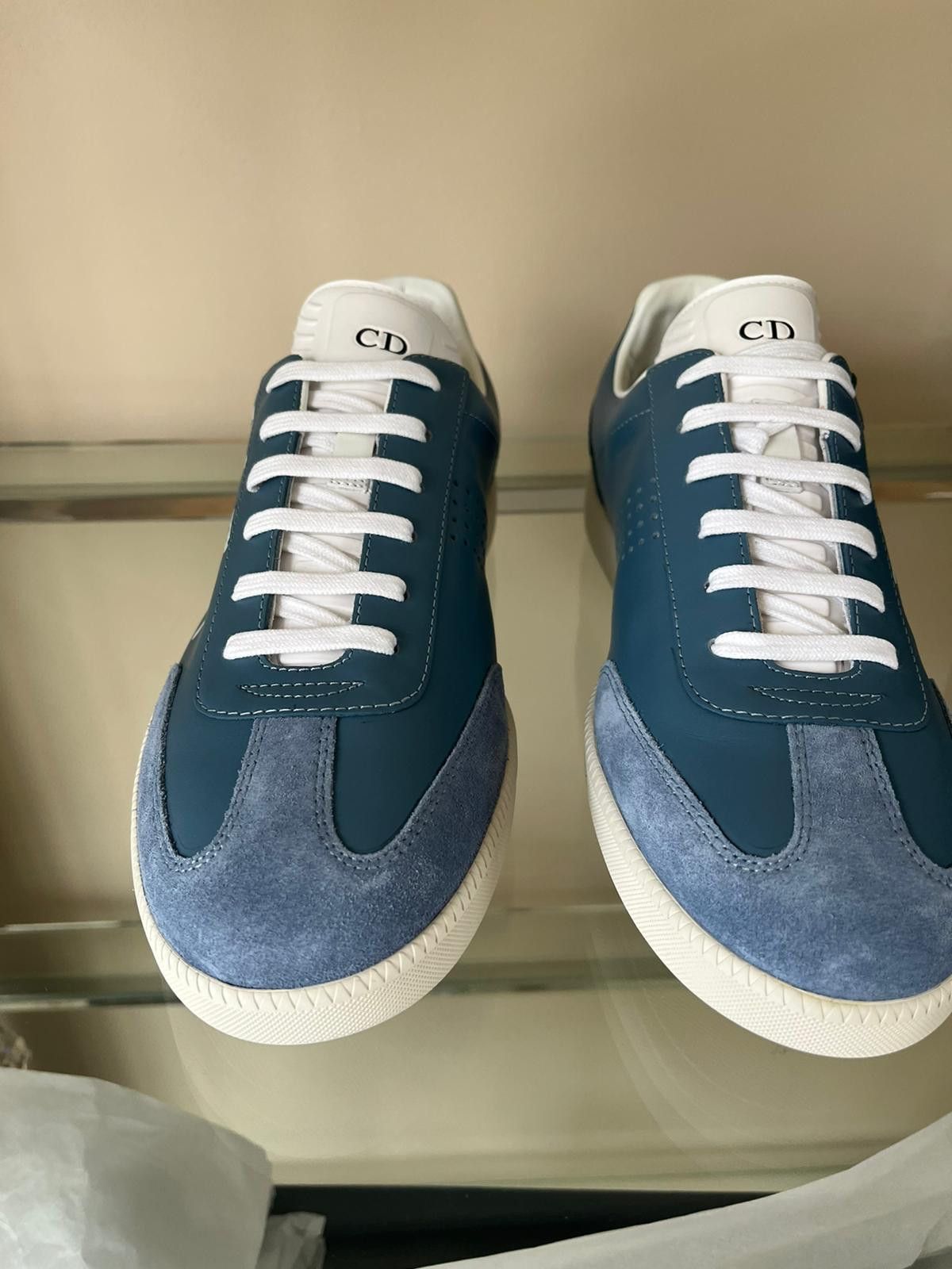 Dior × Stussy B01 Low Top Sneakers in Blue Size US 7 / EU 40 - 10 Thumbnail