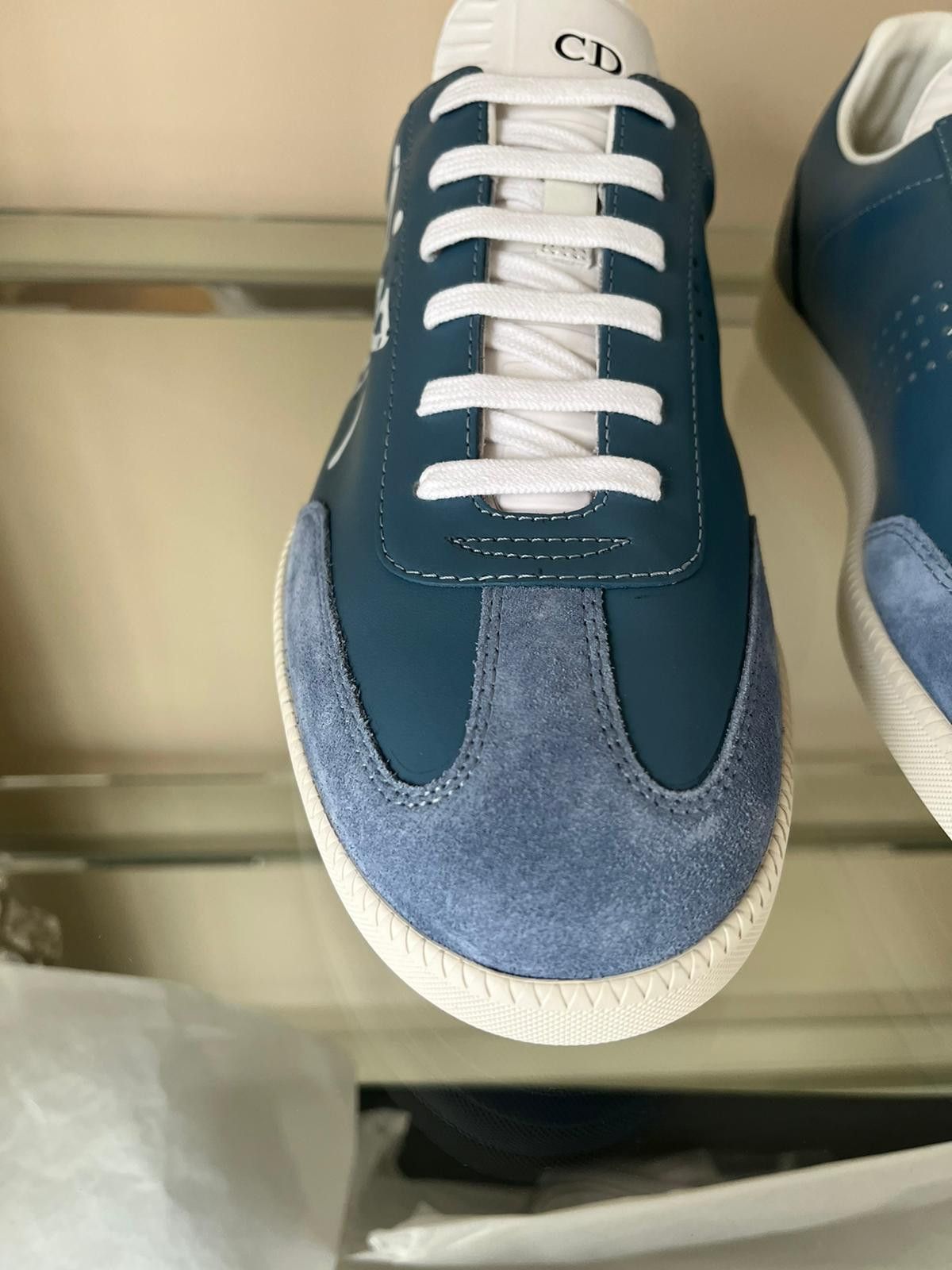 Dior × Stussy B01 Low Top Sneakers in Blue Size US 7 / EU 40 - 8 Thumbnail