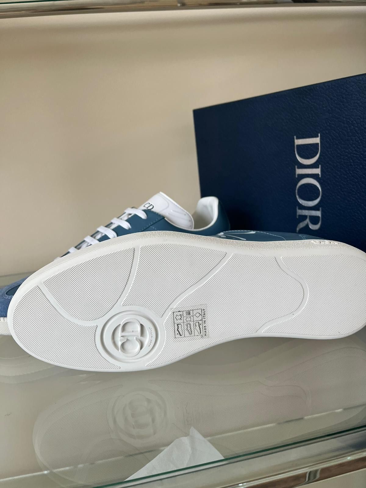 Dior × Stussy B01 Low Top Sneakers in Blue Size US 7 / EU 40 - 14 Thumbnail