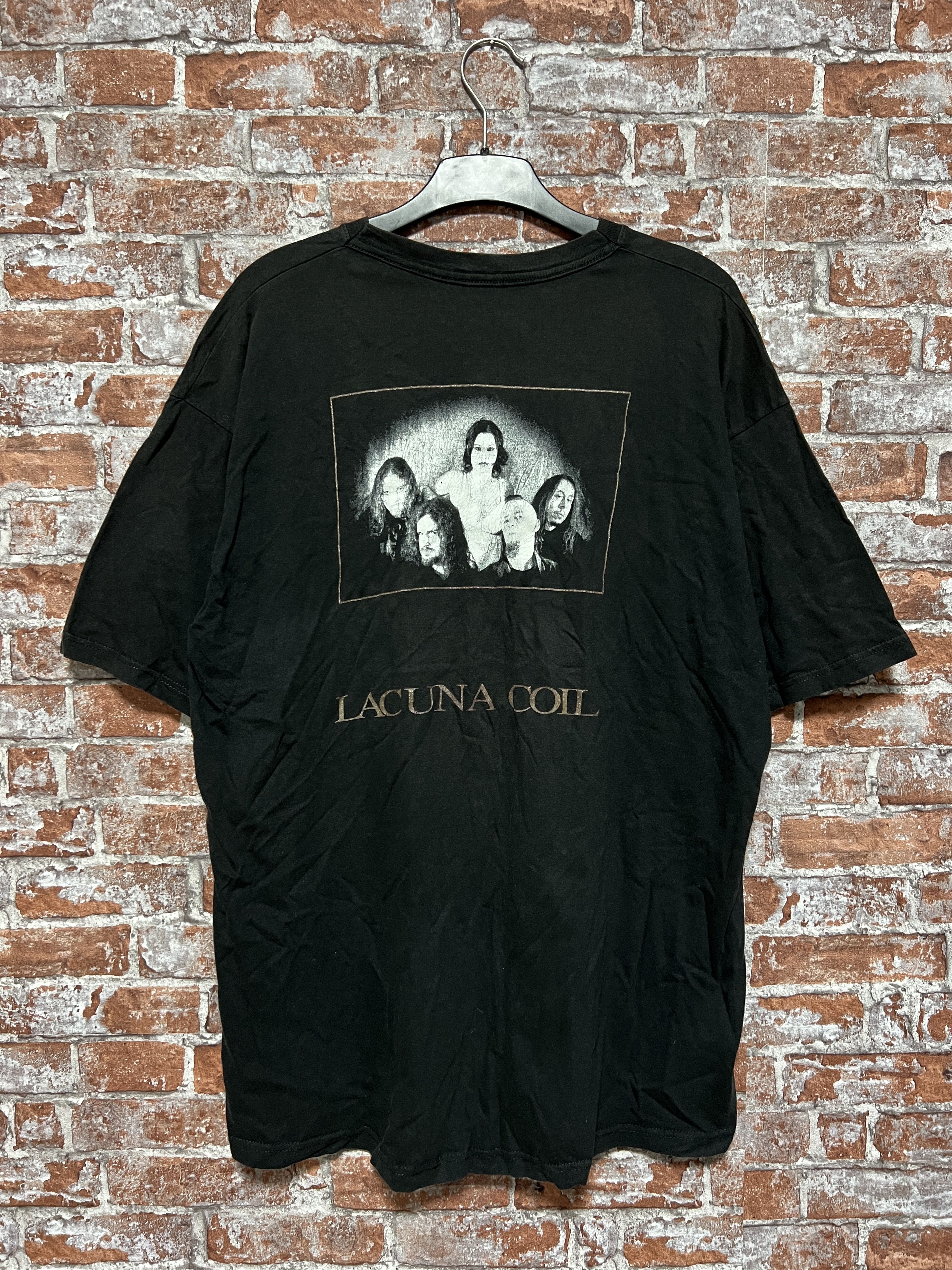 Band Tees Vintage 2000s Lacuna Coil Rock Band T-shirt Size US XL / EU 56 / 4 - 1 Thumbnail
