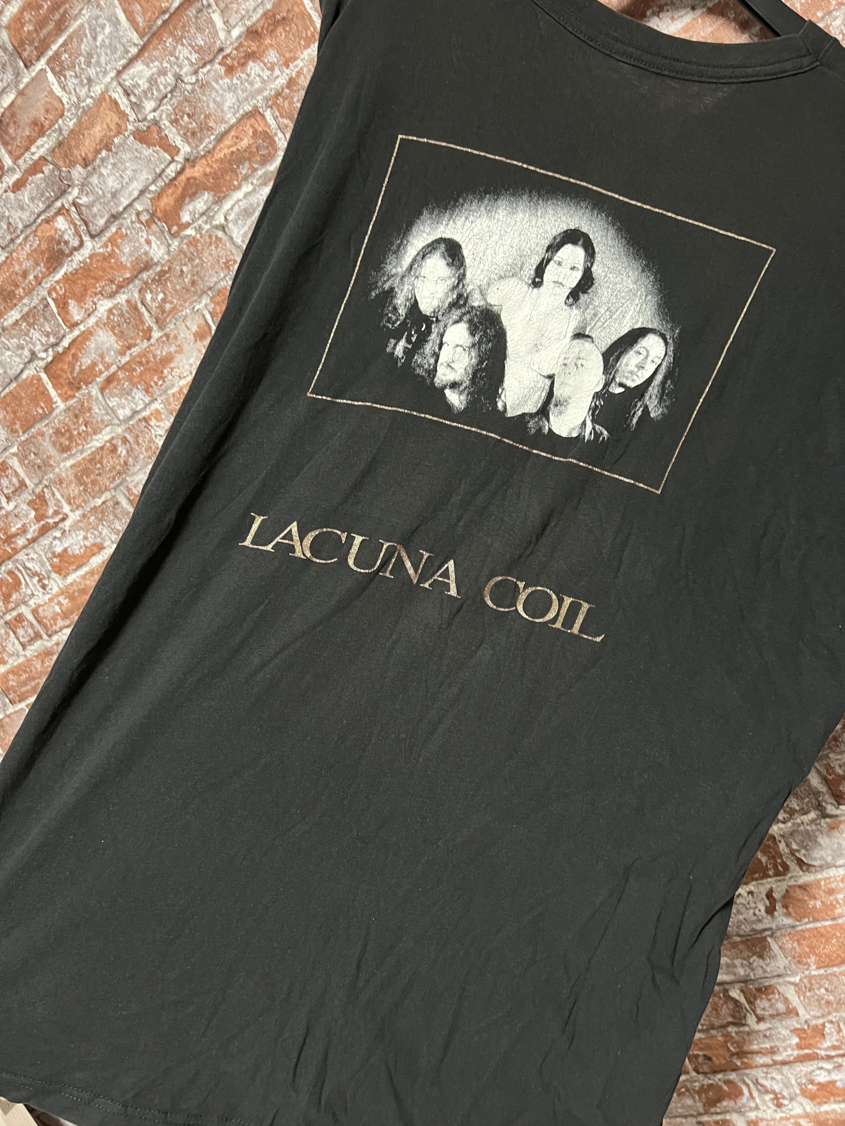 Band Tees Vintage 2000s Lacuna Coil Rock Band T-shirt Size US XL / EU 56 / 4 - 15 Thumbnail