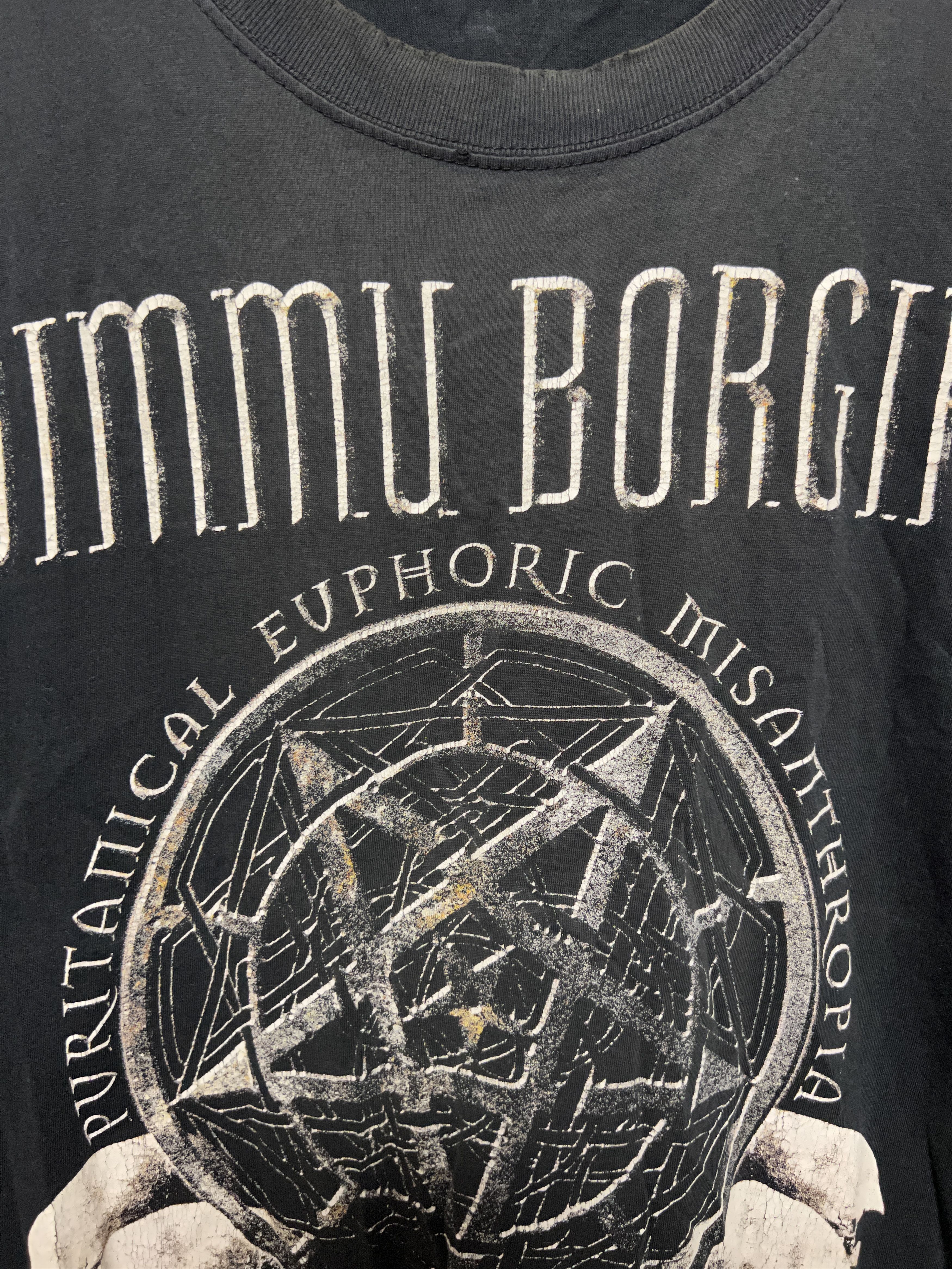 Band Tees Vintage 90s Dimmu Borgir Rock Band T-shirt Size US XL / EU 56 / 4 - 6 Thumbnail