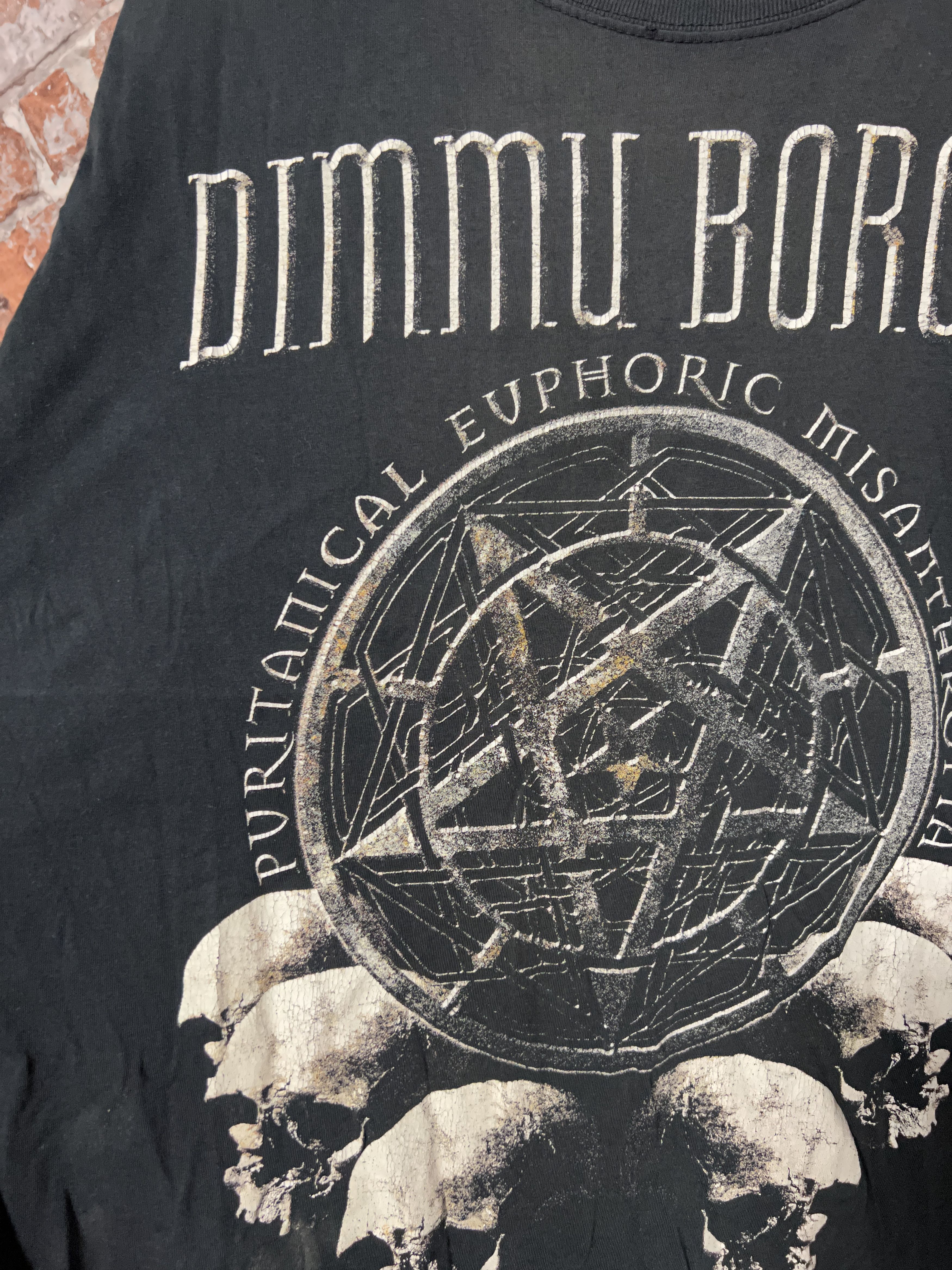 Band Tees Vintage 90s Dimmu Borgir Rock Band T-shirt Size US XL / EU 56 / 4 - 11 Thumbnail