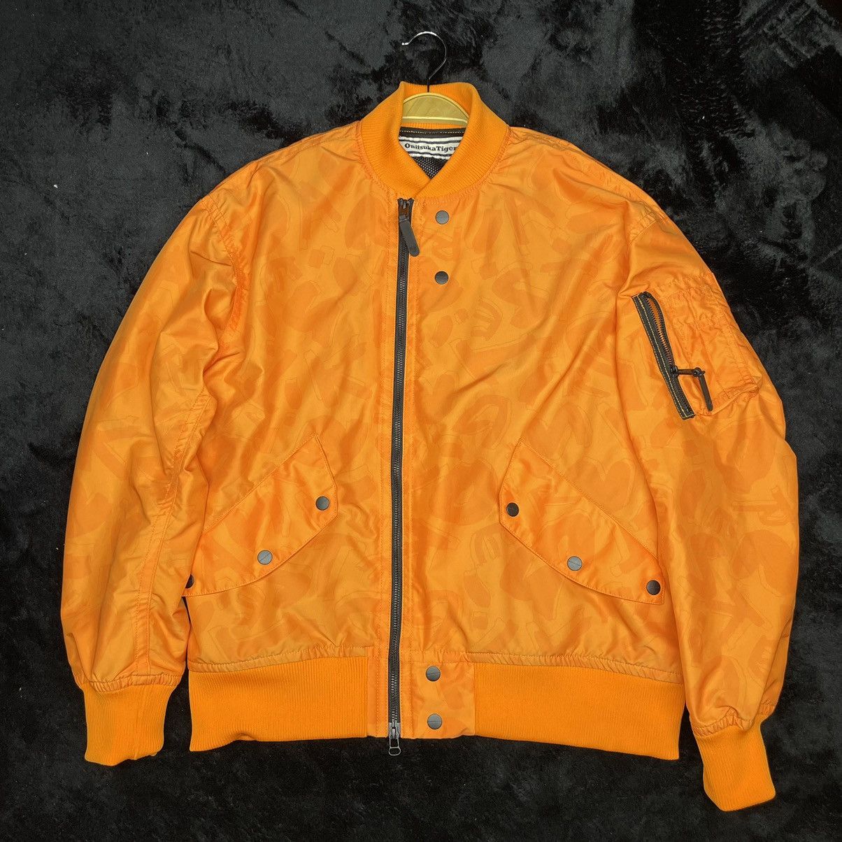 Onitsuka Tiger a91 Onitsuka Tiger monogrem bomber jacket Size US L / EU 52-54 / 3 - 1 Thumbnail