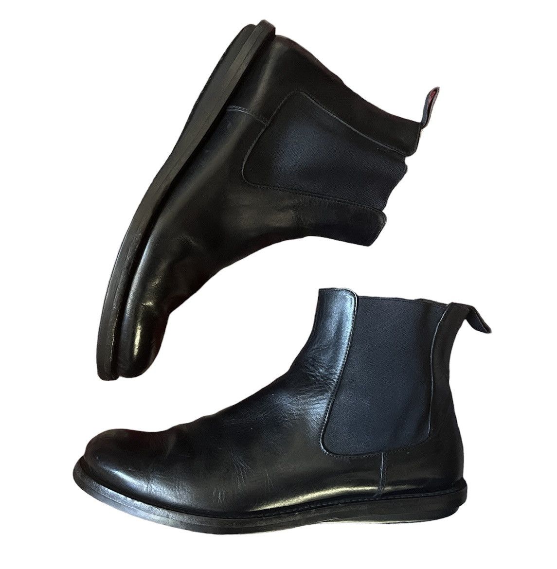 Prada Very Rare Prada Brixxen Calfskin Chelsea Boots Size US 11 / EU 44 - 1 Thumbnail