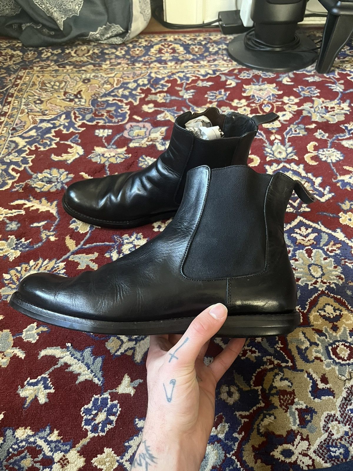 Prada Very Rare Prada Brixxen Calfskin Chelsea Boots Size US 11 / EU 44 - 2 Thumbnail