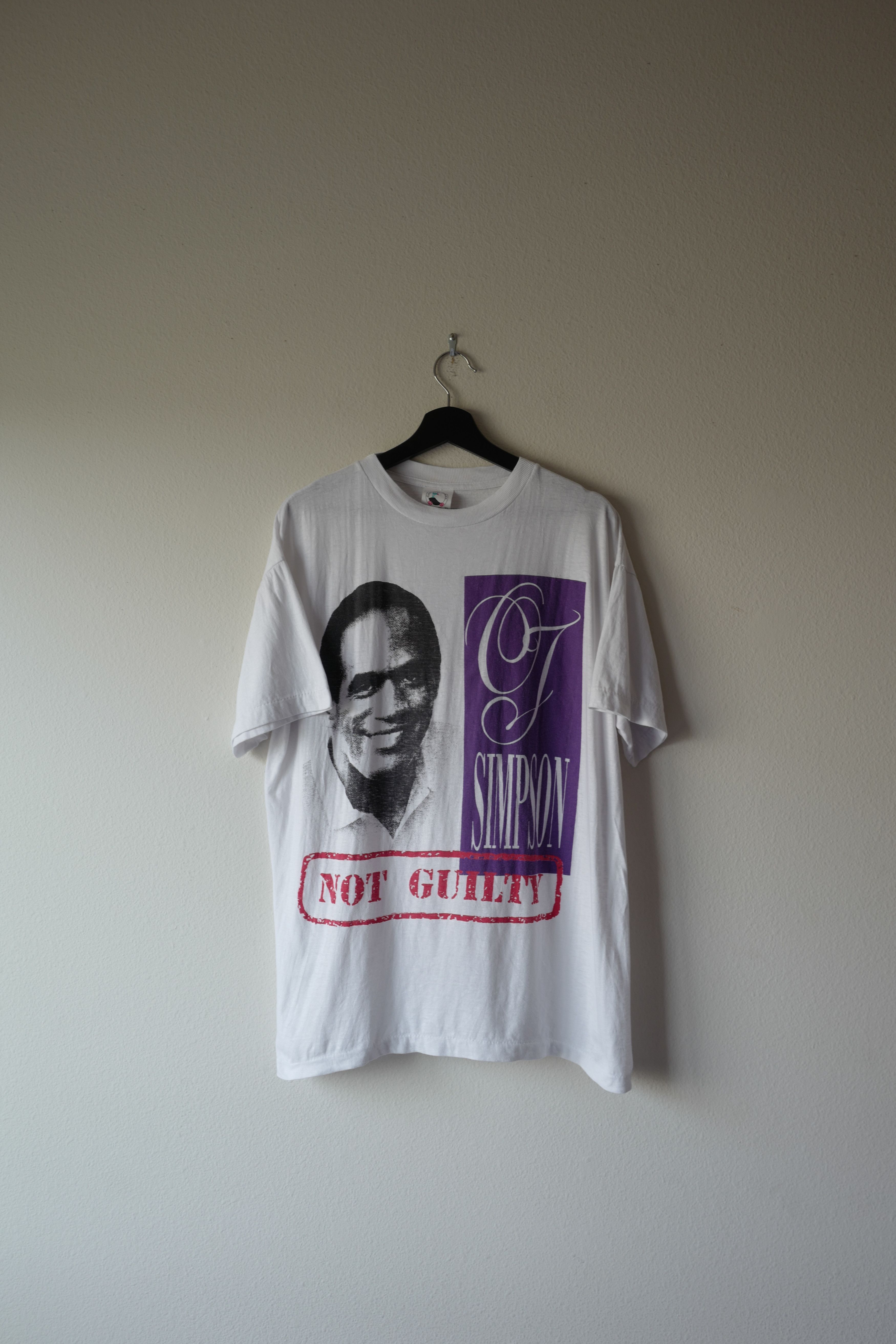 Rap Tees Vintage 90's OJ Simpson - "Not Guilty" Shirt Size US XL / EU 56 / 4 - 1 Thumbnail
