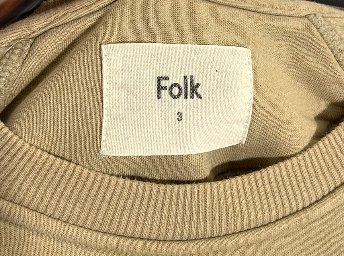 Folk Folk Sweatshirt Mens Sz L Beige Size US L / EU 52-54 / 3 - 5 Thumbnail