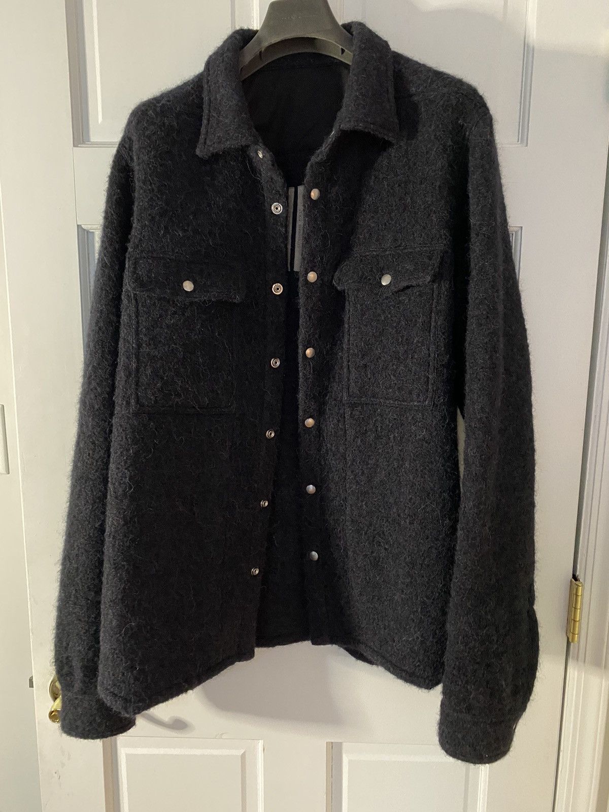 Rick Owens Rick Owens mainline WOOL blend outer shirt (unisex) Size US M / EU 48-50 / 2 - 3 Thumbnail