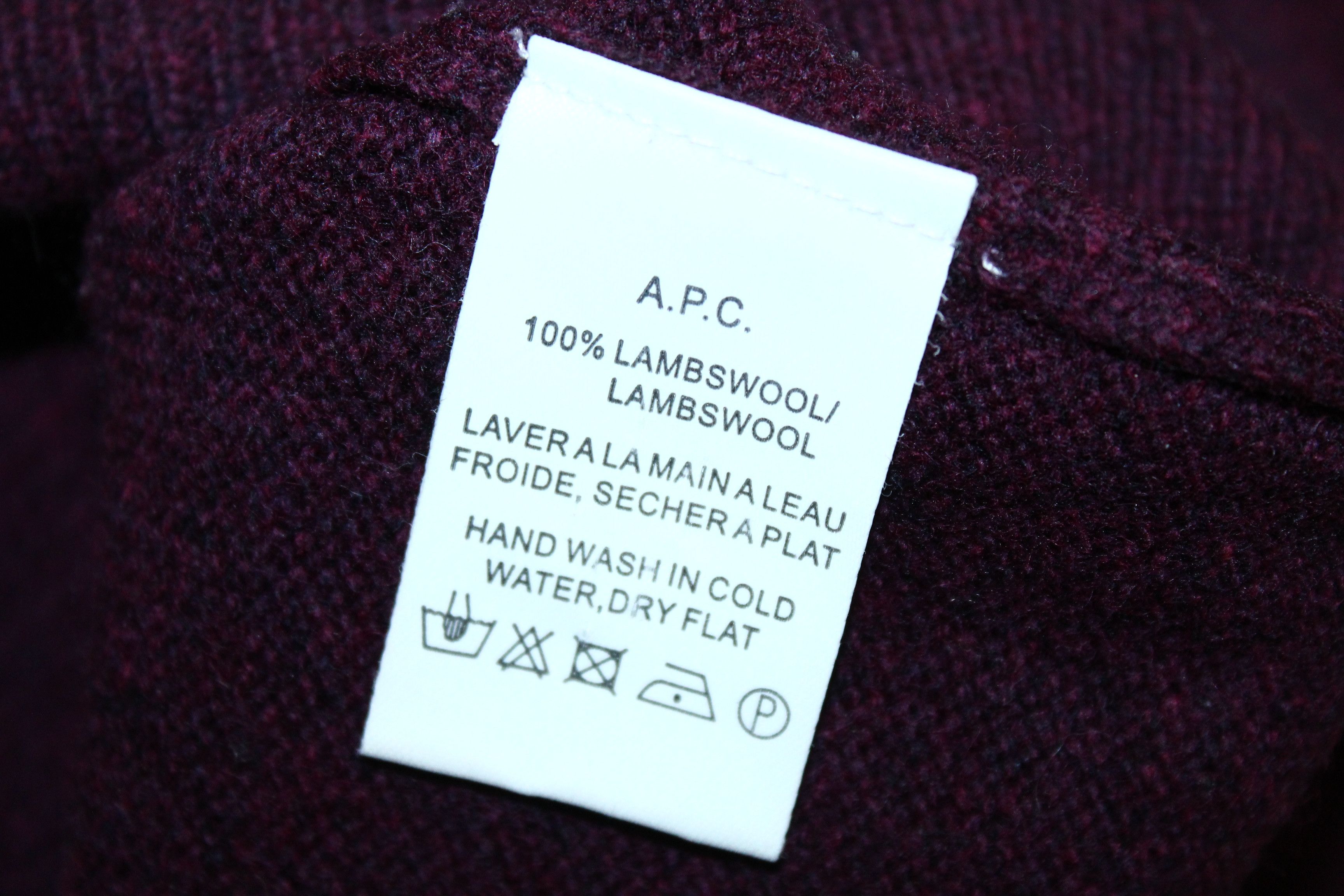 A.P.C. A.P.C. Lambswool Crew neck Knitted Sweater Size US XS / EU 42 / 0 - 7 Thumbnail