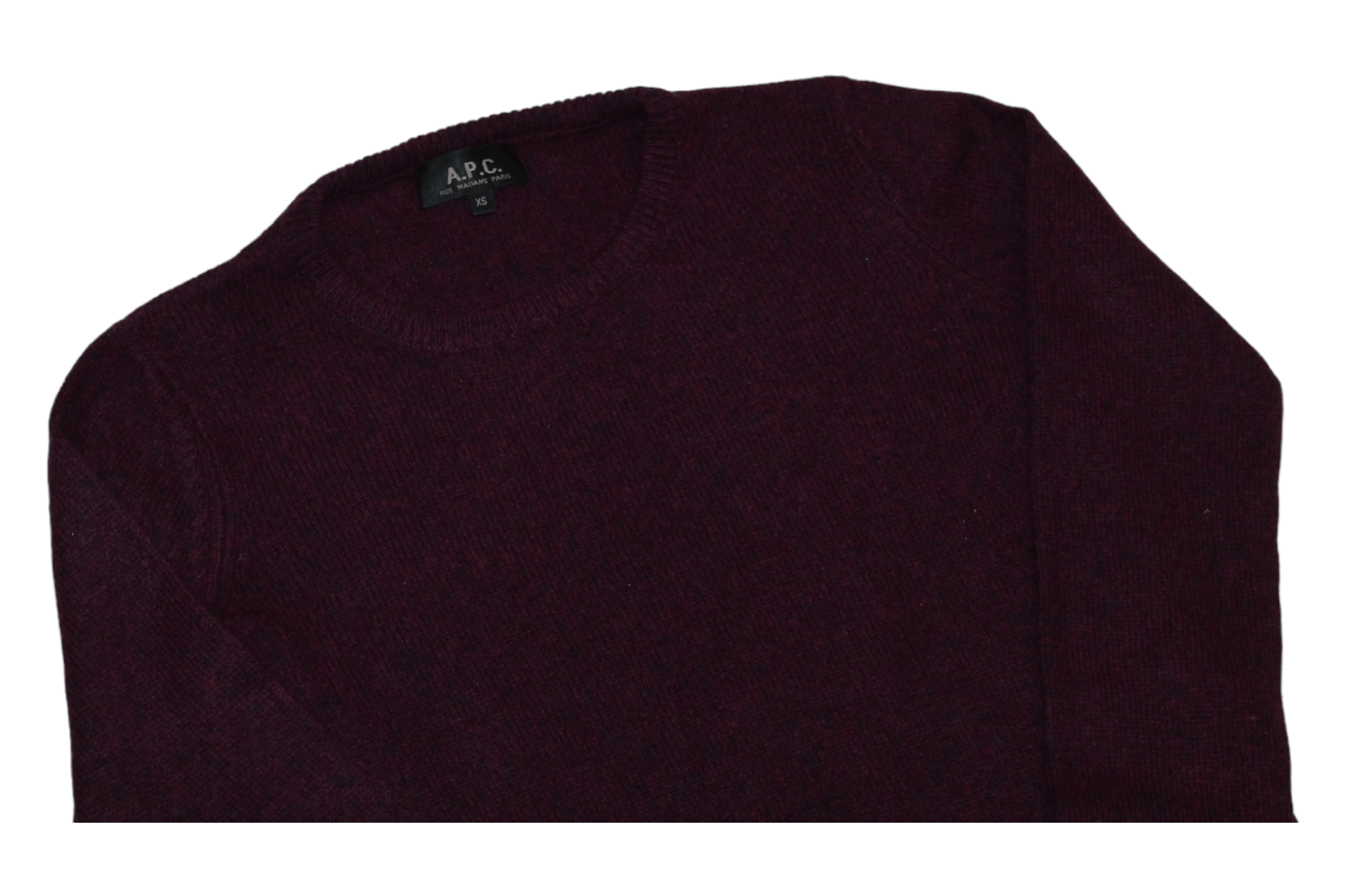 A.P.C. A.P.C. Lambswool Crew neck Knitted Sweater Size US XS / EU 42 / 0 - 5 Thumbnail
