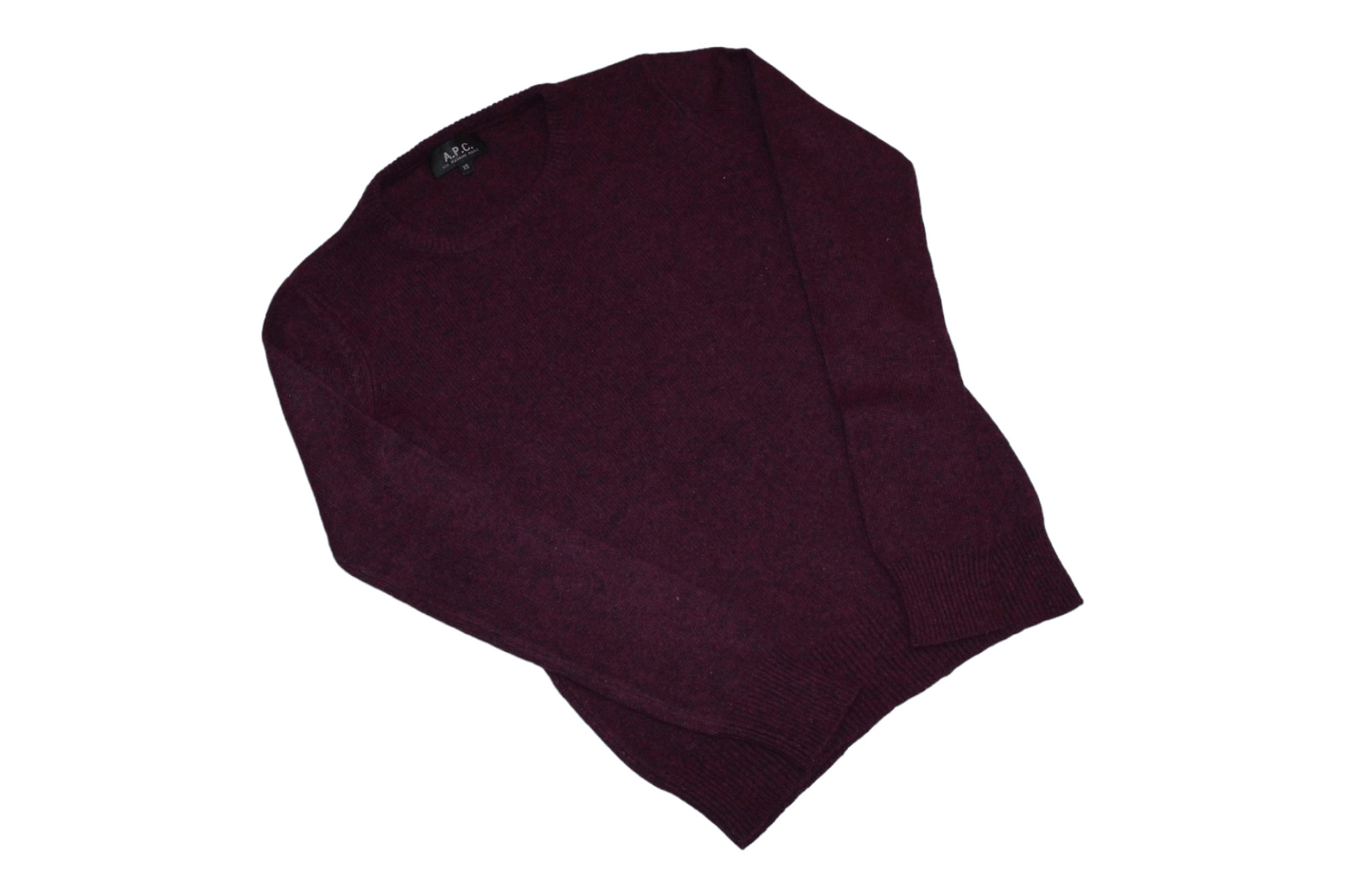 A.P.C. A.P.C. Lambswool Crew neck Knitted Sweater Size US XS / EU 42 / 0 - 4 Thumbnail