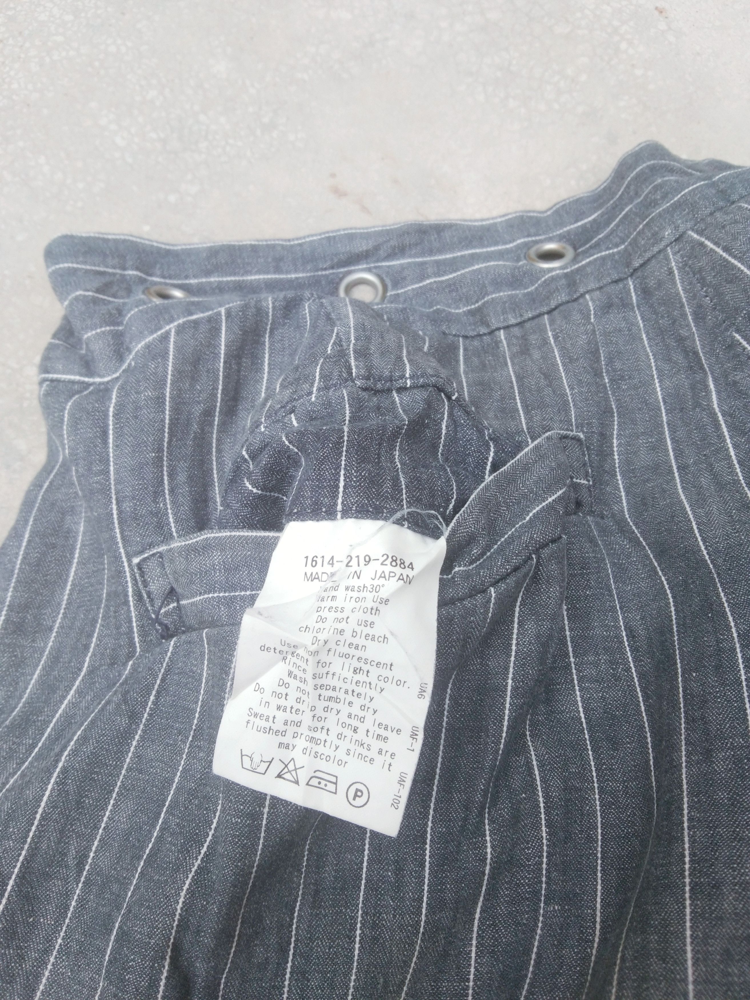 BEAUTY&YOUTH × Designer × Japanese Brand Vintage Retro Beauty & Youth Striped Wide Leg Pants 30x30 Size US 30 / EU 46 - 6 Thumbnail