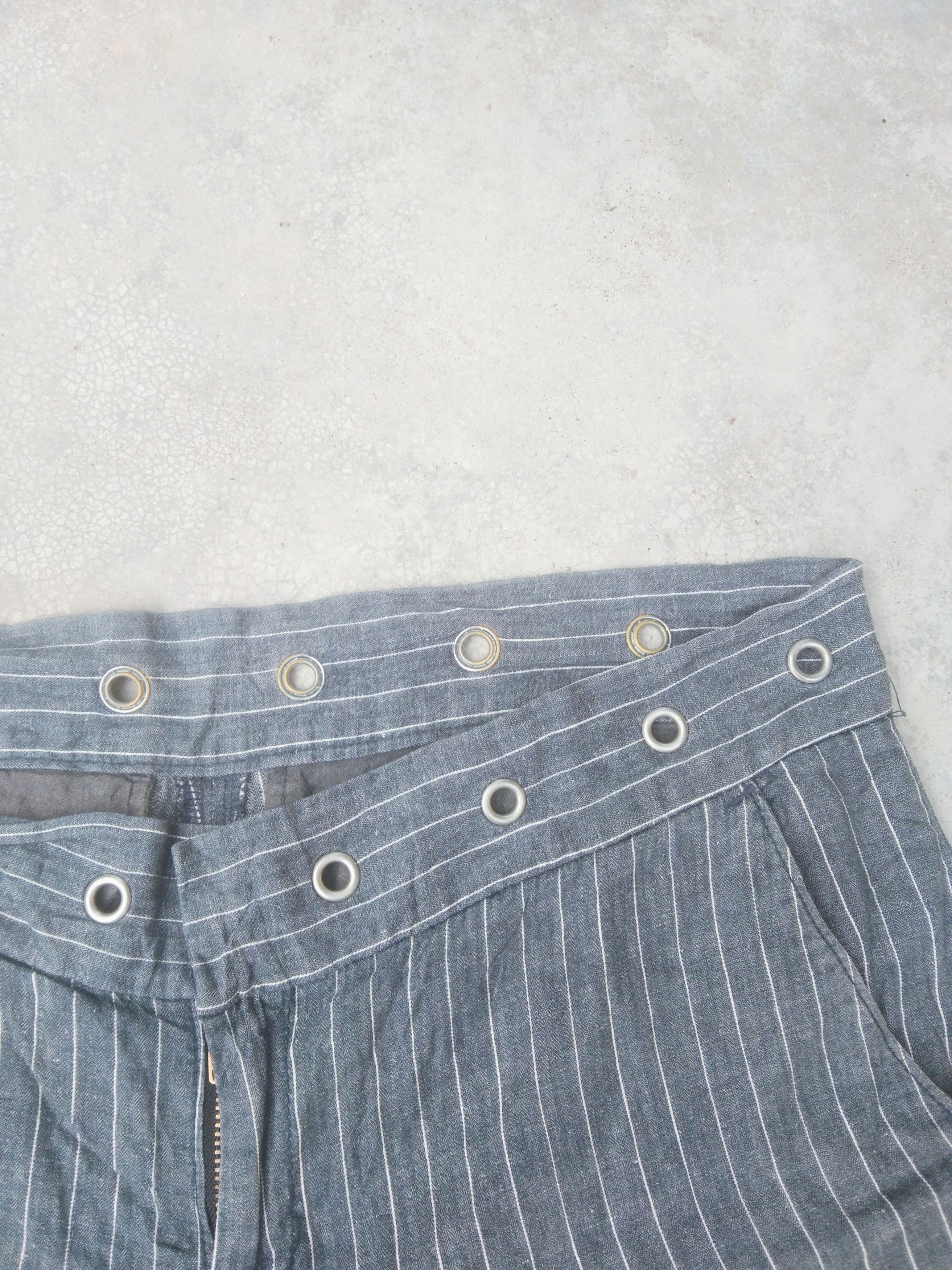 BEAUTY&YOUTH × Designer × Japanese Brand Vintage Retro Beauty & Youth Striped Wide Leg Pants 30x30 Size US 30 / EU 46 - 4 Thumbnail