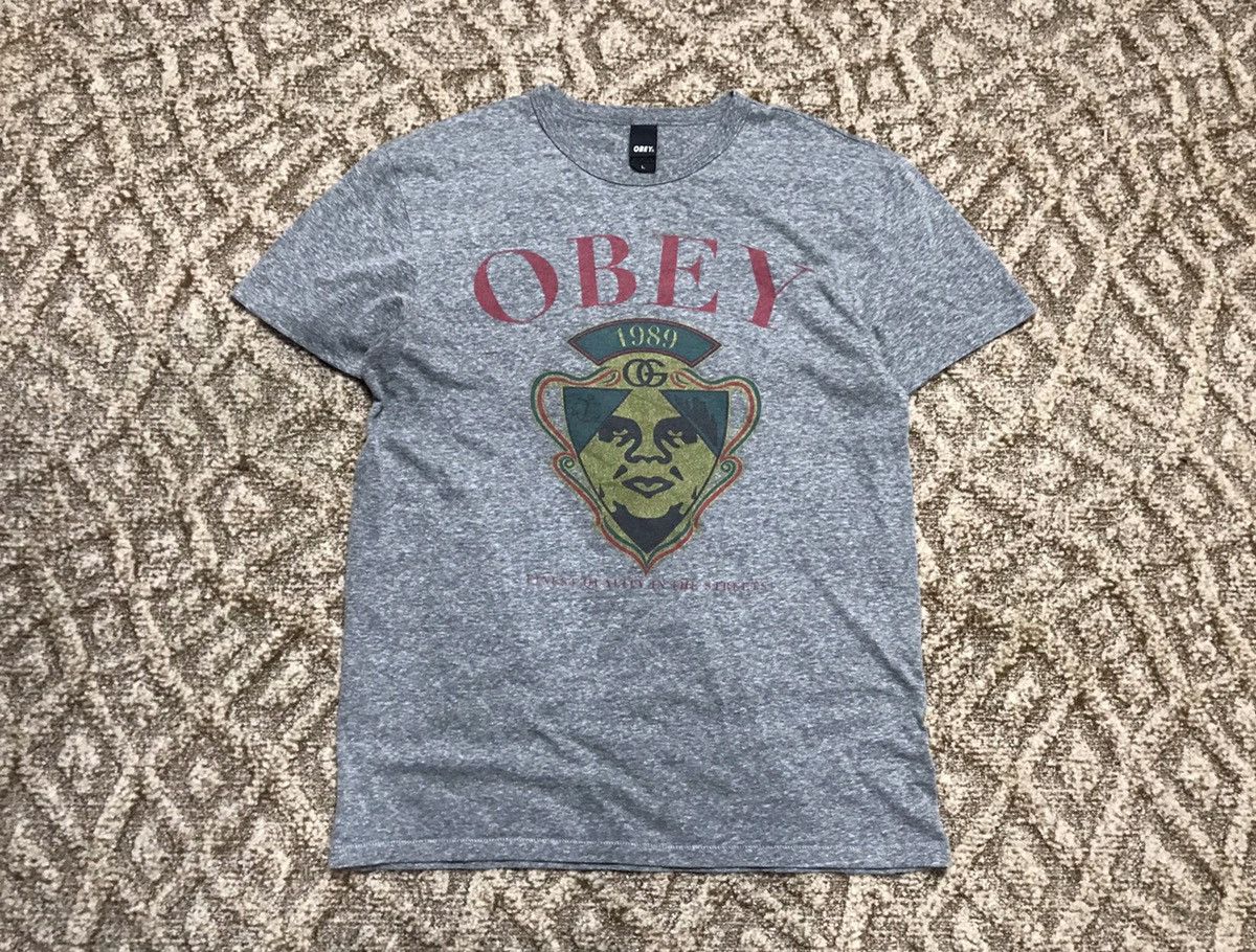 Obey Obey Logo t-shirt Size US L / EU 52-54 / 3 - 2 Thumbnail
