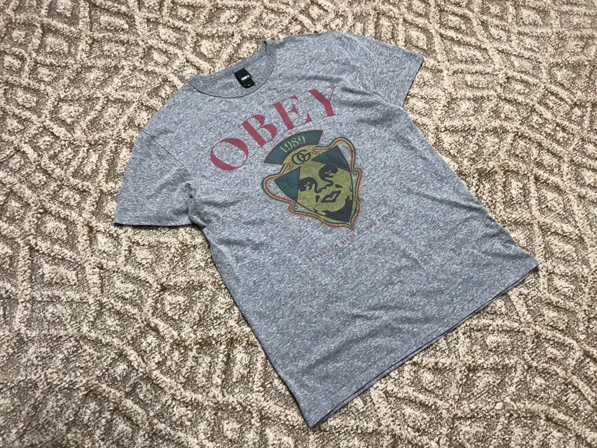 Obey Obey Logo t-shirt Size US L / EU 52-54 / 3 - 3 Thumbnail