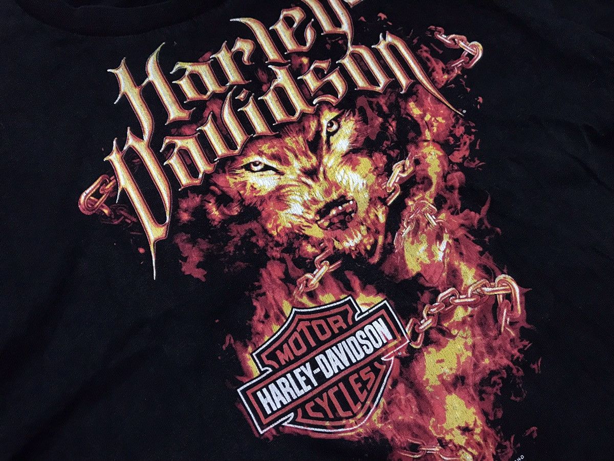 Harley Davidson Harley Davidson Wolf printed t-shirt Size US XL / EU 56 / 4 - 5 Thumbnail