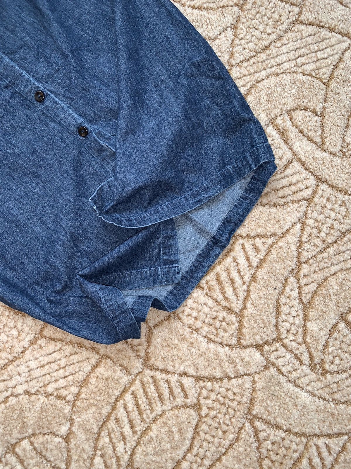 A.P.C. × Vintage APC A.P.C. Rue Madame Paris Denim jeans skirt midi maxi Y2K Size 25" / US 0 / IT 36 - 9 Thumbnail