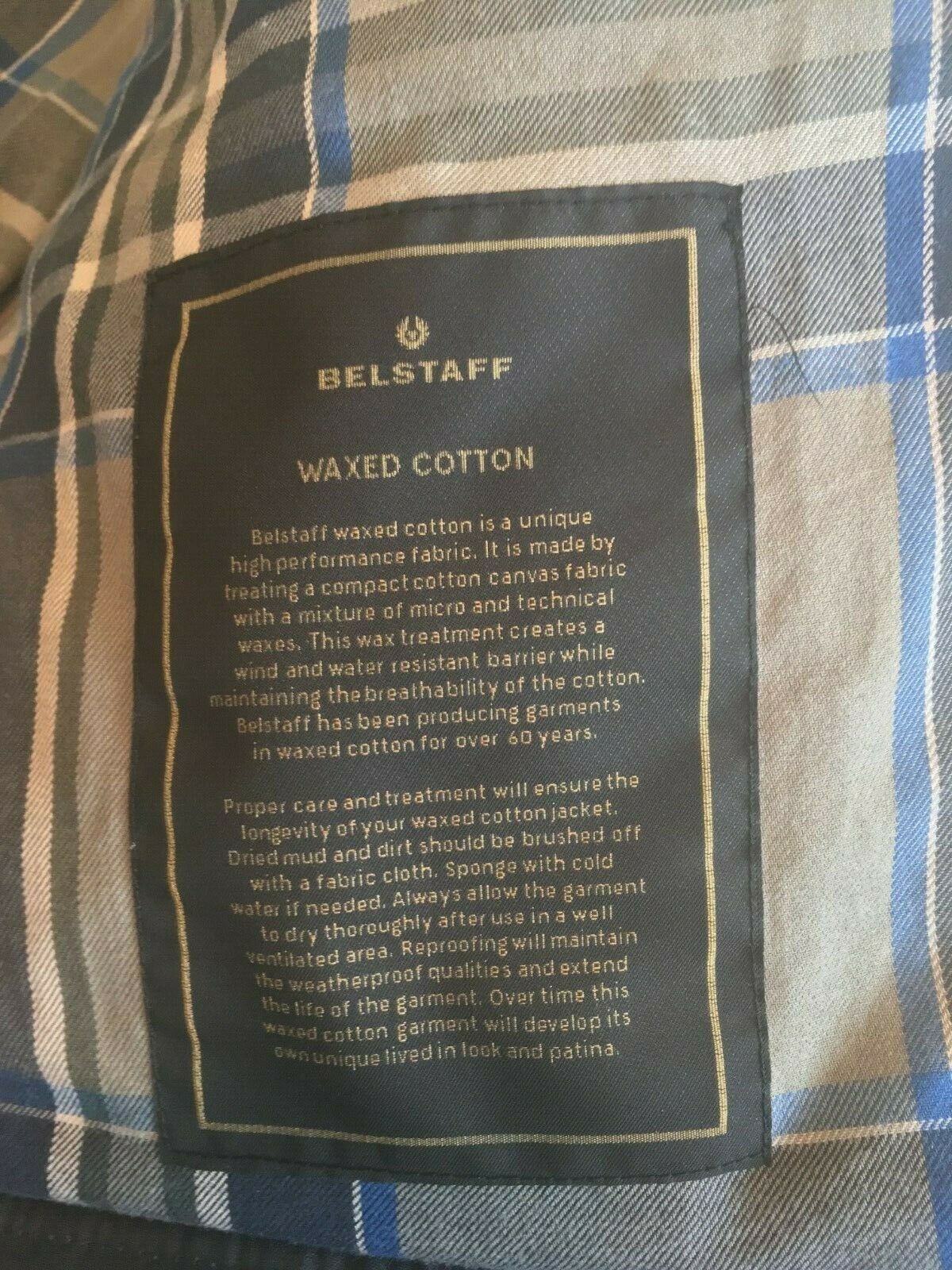 Belstaff Belstaff Weybridge Moto Jacket Navy 6oz Waxed Cotton,40Us Size US M / EU 48-50 / 2 - 6 Thumbnail