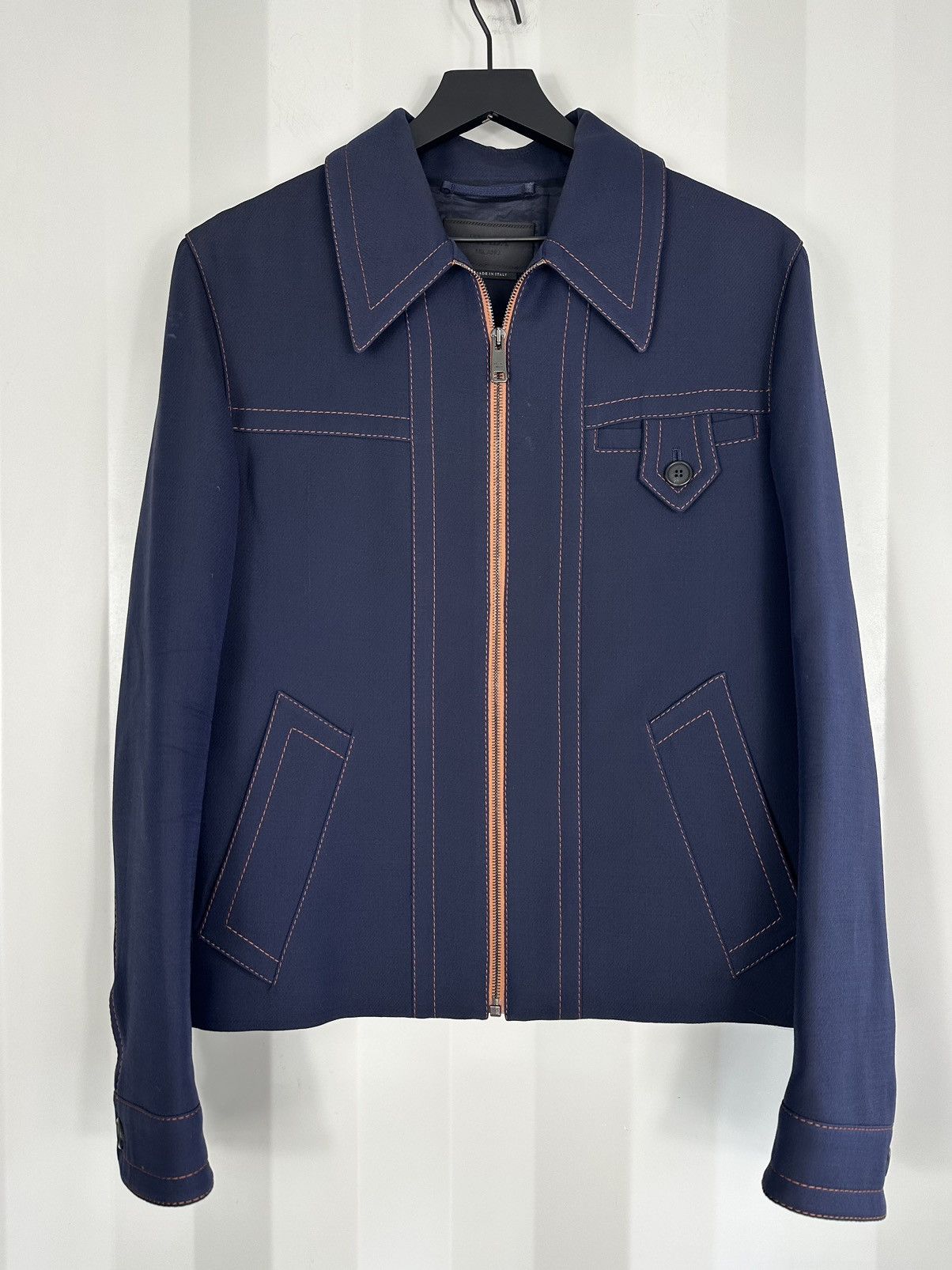Prada Contrast Stitch Jacket | Grailed