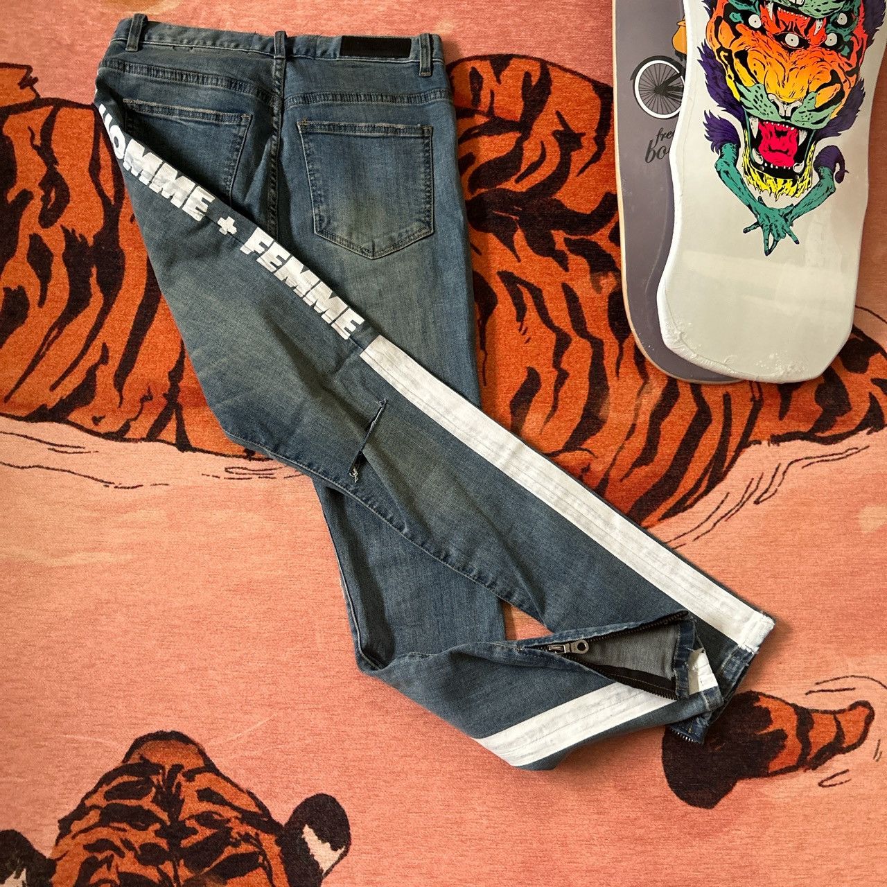 Homme femme LA jeans