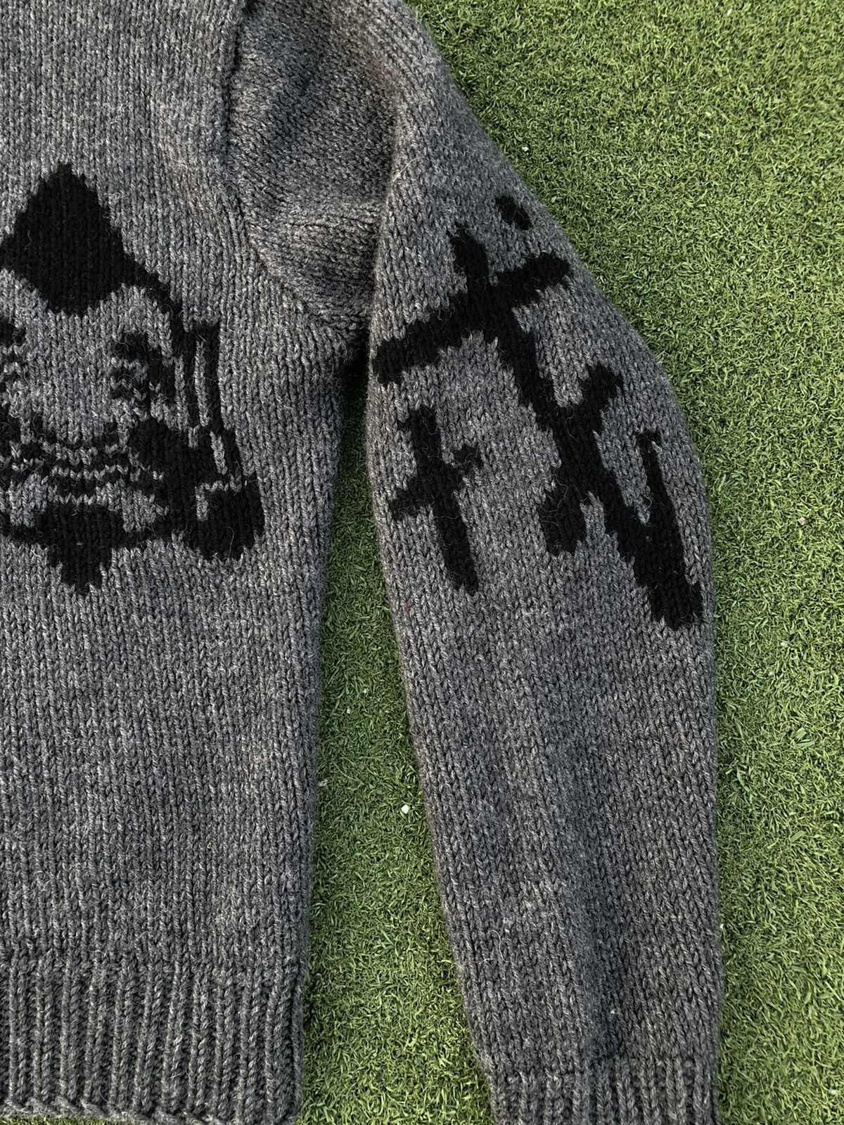 Evisu × Vintage VERY RARE Vintage Evisu knitted zip hoodie Size US S / EU 44-46 / 1 - 4 Thumbnail