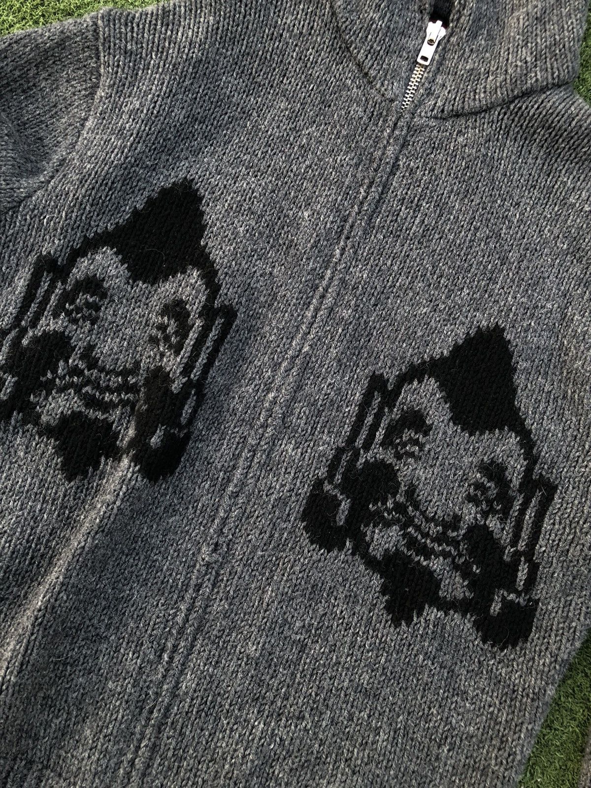 Evisu × Vintage VERY RARE Vintage Evisu knitted zip hoodie Size US S / EU 44-46 / 1 - 3 Thumbnail