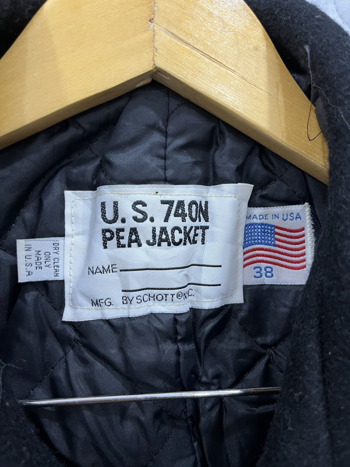 Schott B59. SCHOTT U.S 740N HYPEBEAST PEA COAT JACKET Size US S / EU 44-46 / 1 - 4 Thumbnail