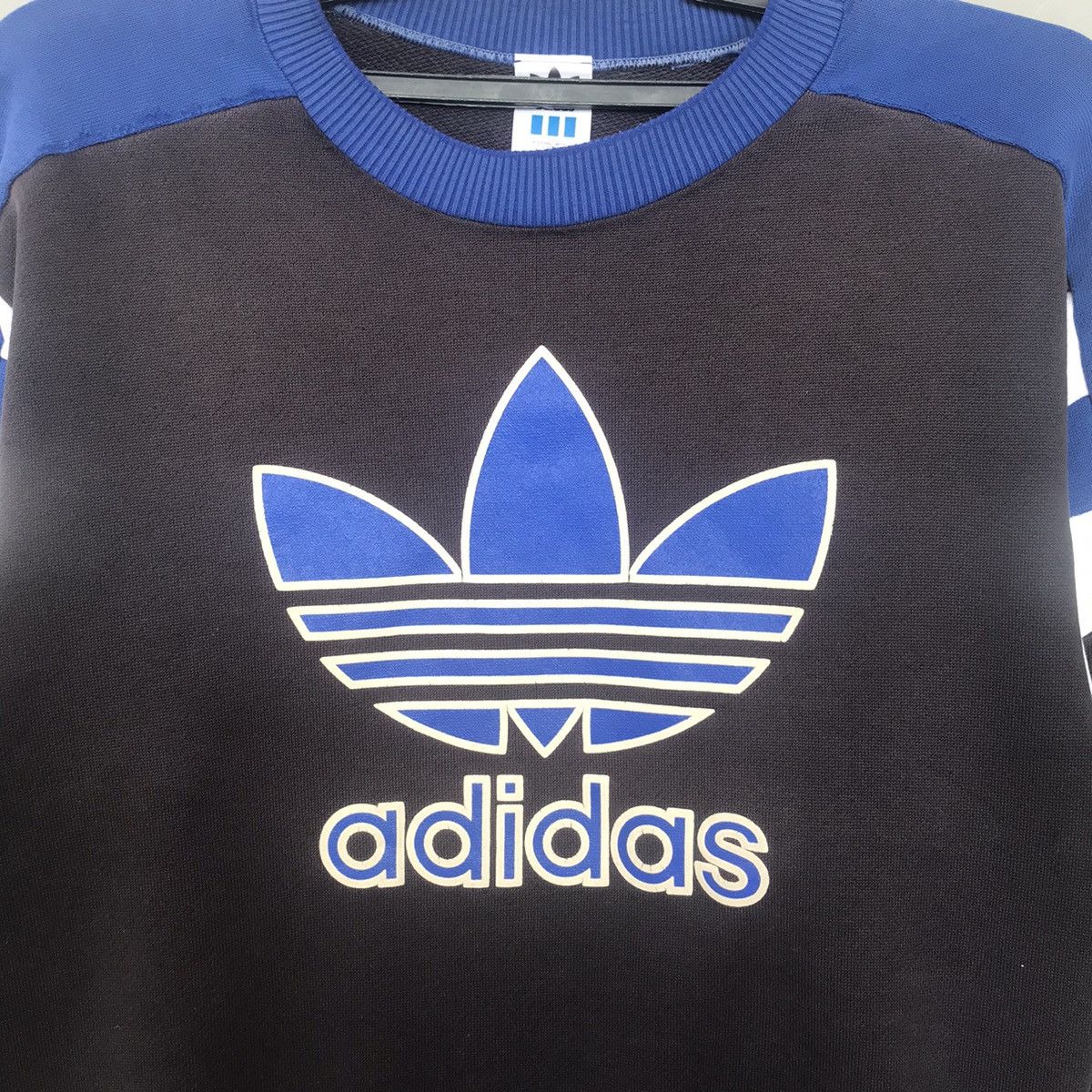 Adidas × Vintage Vintage adidas 90’s Big Logo Crewneck Size US M / EU 48-50 / 2 - 2 Thumbnail
