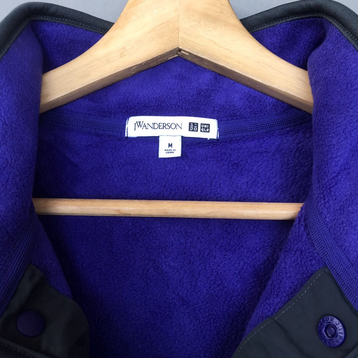 Rare J W Anderson X Uniqlo half button fleece