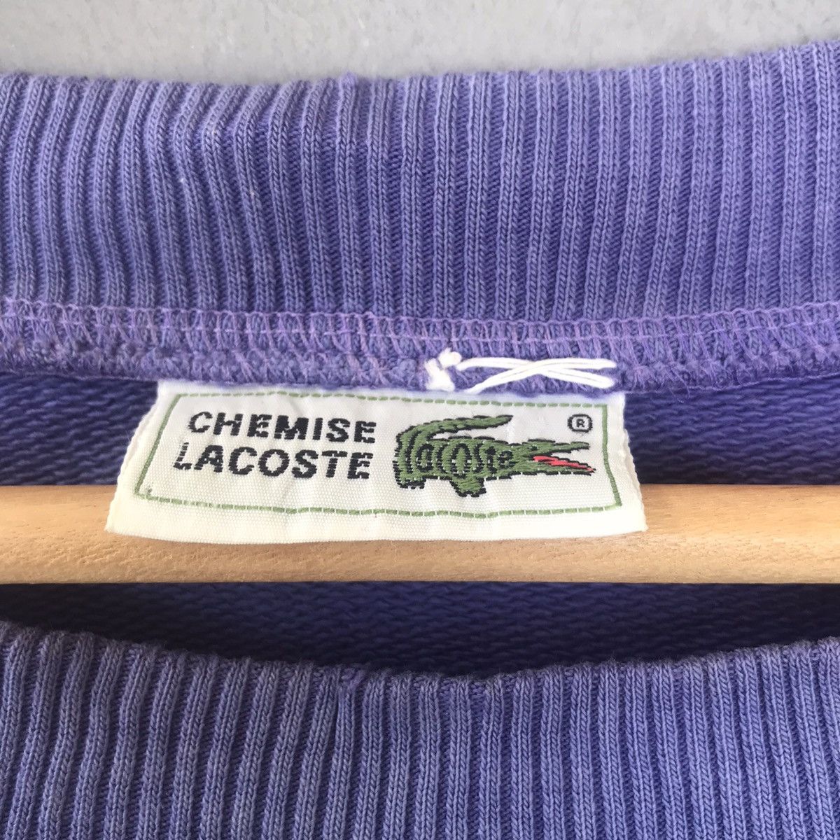 Lacoste × Vintage Vintage Lacoste Big Logo Spell Out Sweatshirt Size US L / EU 52-54 / 3 - 5 Thumbnail