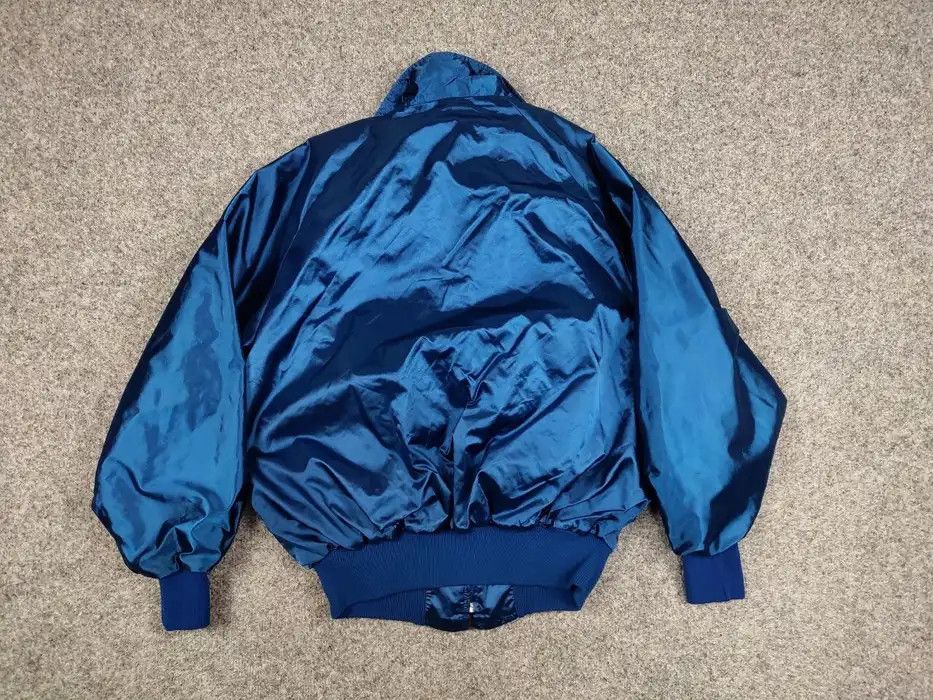 Delong Vintage 90' Delong Light Blue Bomber Jacket Club of U.S. Car Size US L / EU 52-54 / 3 - 7 Thumbnail