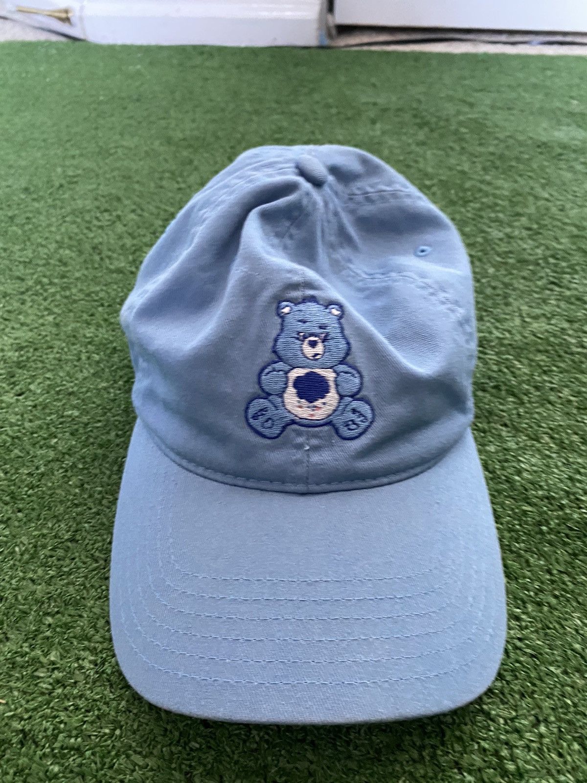 Vintage Care Bears Grumpy Bear Snapback Hat Size ONE SIZE - 1 Thumbnail