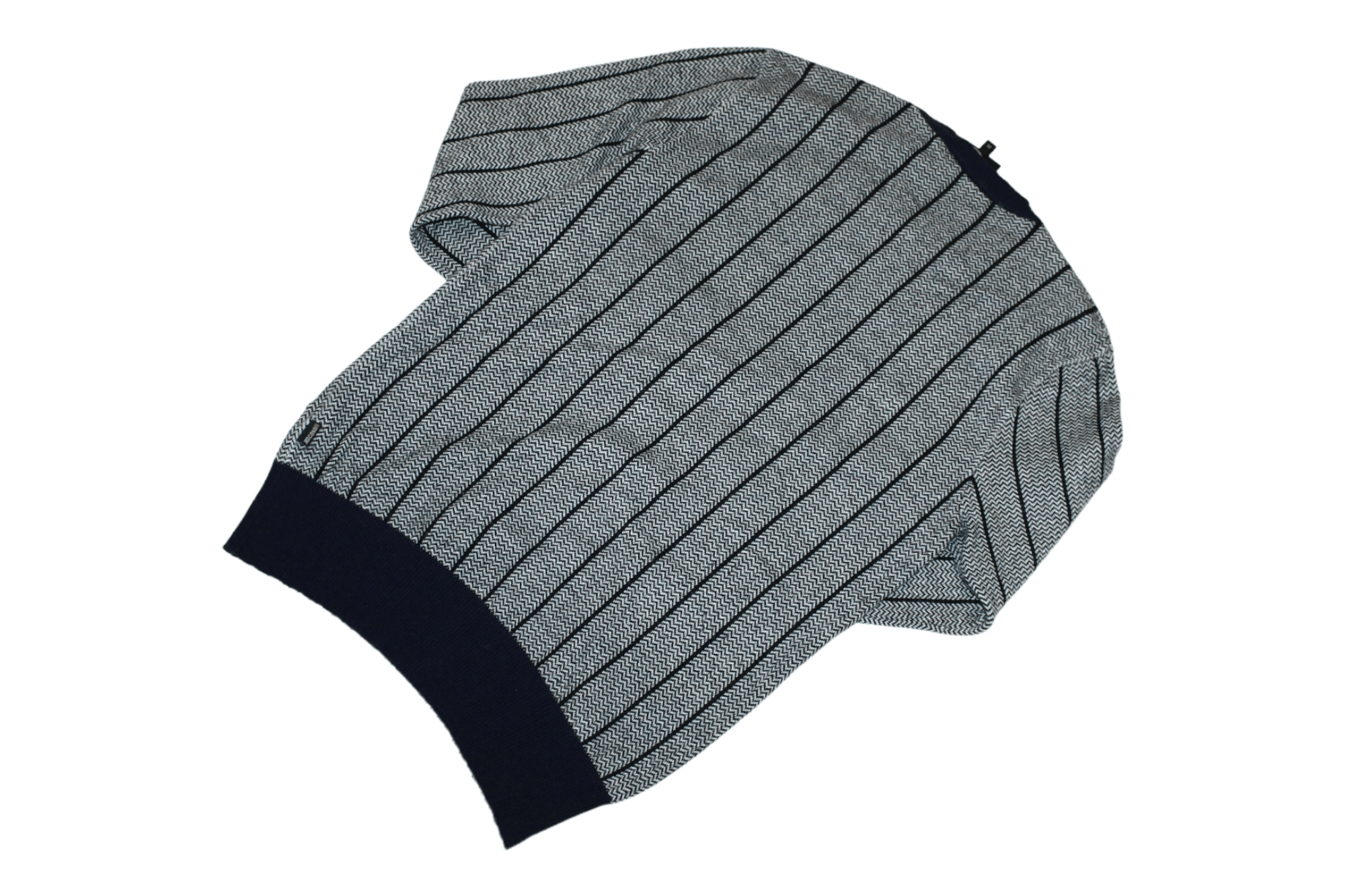 Just Cavalli Just Cavalli Herringbone Knit Crew Neck Mix Jumper Size US M / EU 48-50 / 2 - 5 Thumbnail