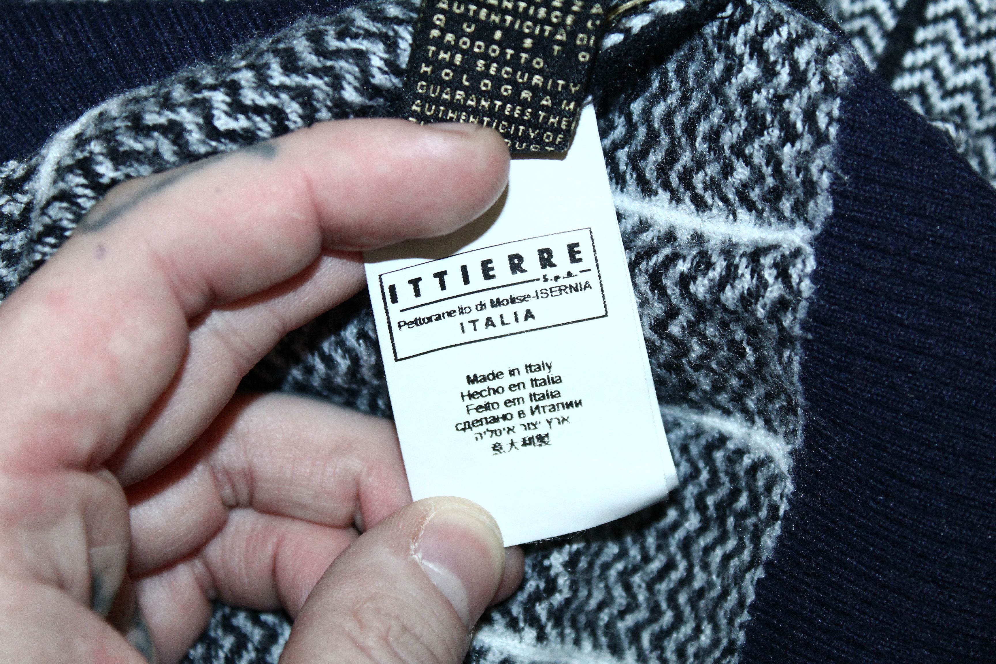 Just Cavalli Just Cavalli Herringbone Knit Crew Neck Mix Jumper Size US M / EU 48-50 / 2 - 7 Thumbnail