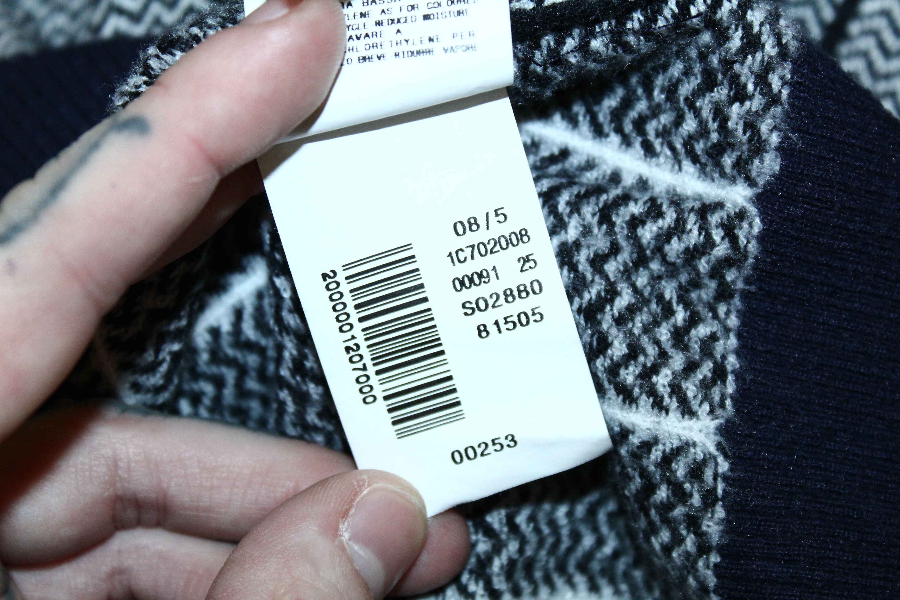Just Cavalli Just Cavalli Herringbone Knit Crew Neck Mix Jumper Size US M / EU 48-50 / 2 - 8 Thumbnail