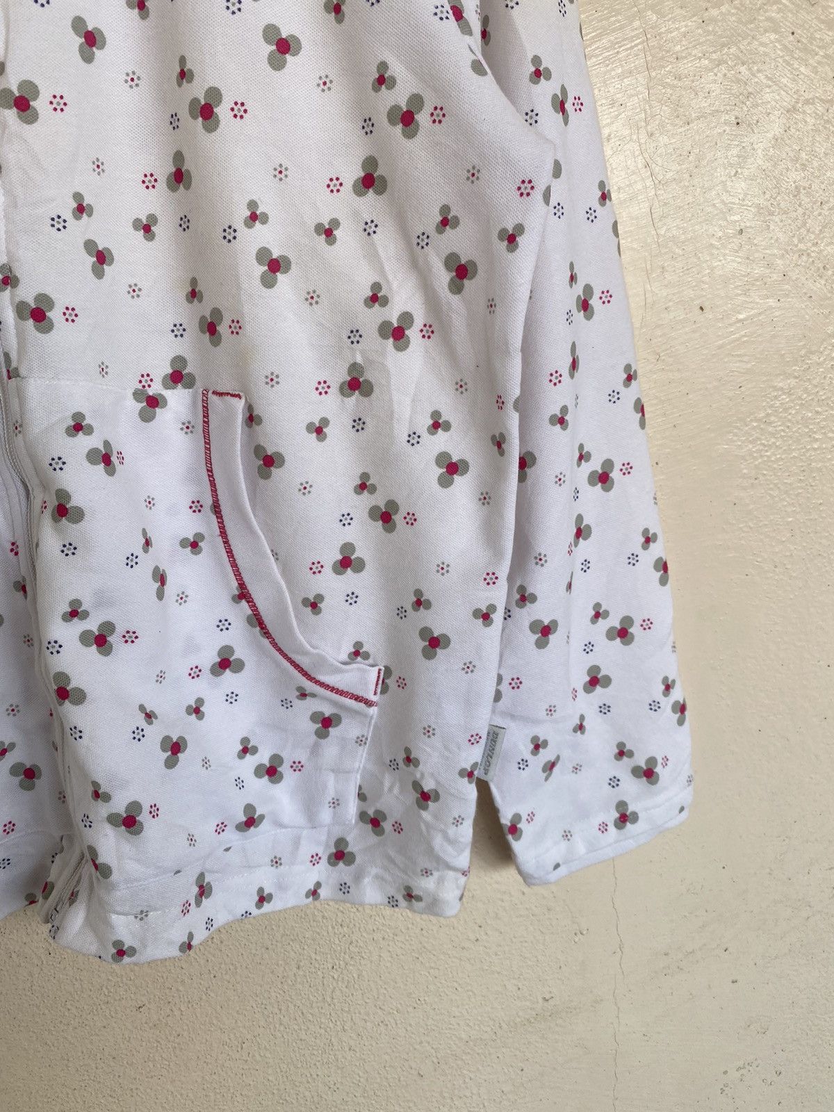 Dunlop × Sports Specialties × Vintage Vintage Dunlop Motorsport Zip Up Sweatshirt Floral Design Size M / US 6-8 / IT 42-44 - 6 Thumbnail