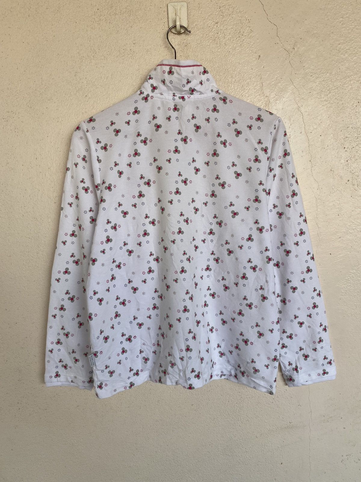 Dunlop × Sports Specialties × Vintage Vintage Dunlop Motorsport Zip Up Sweatshirt Floral Design Size M / US 6-8 / IT 42-44 - 3 Thumbnail