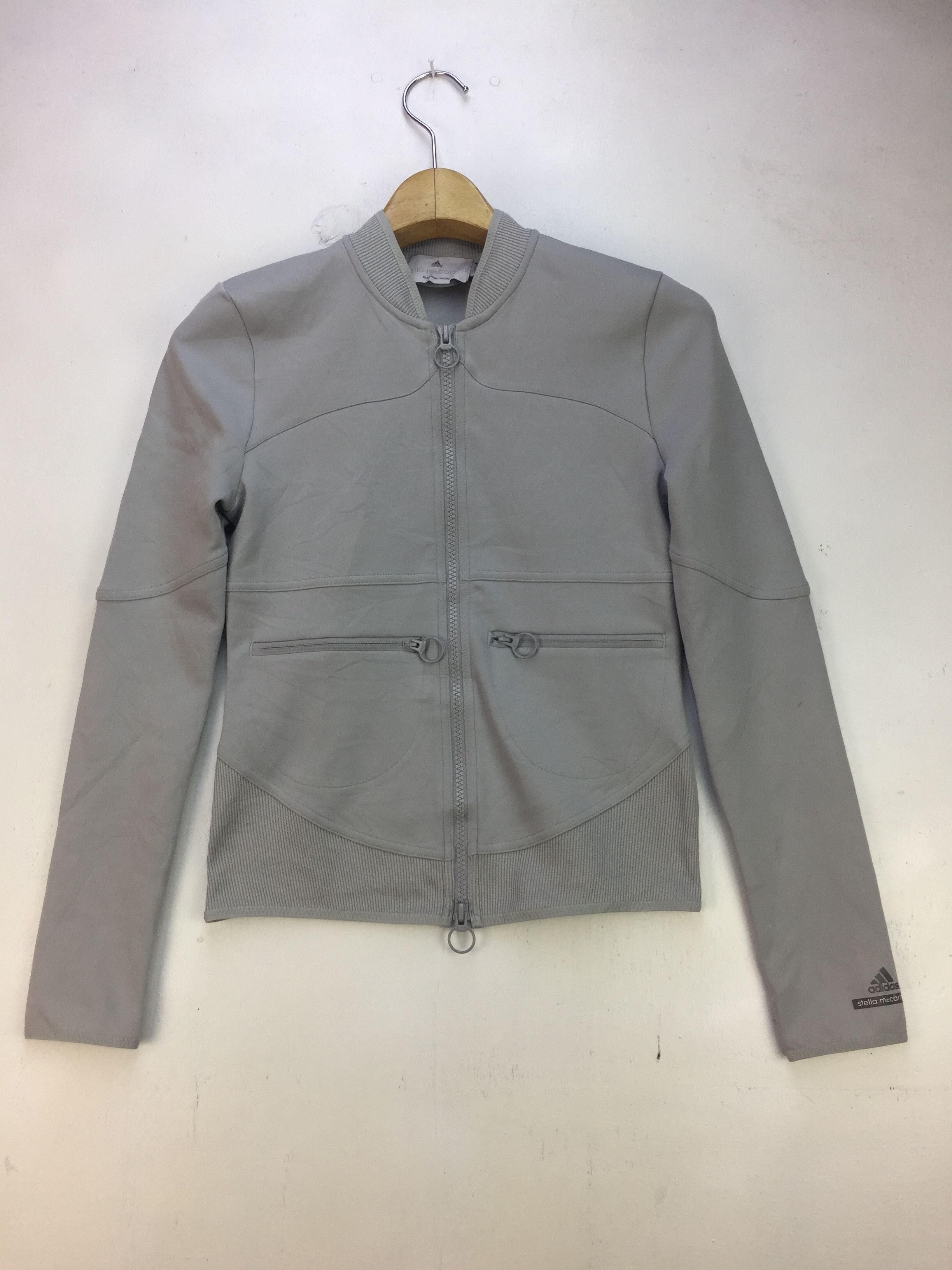 image of Adidas x Stella Mccartney Jacket in Grey, Women's (Size Small)