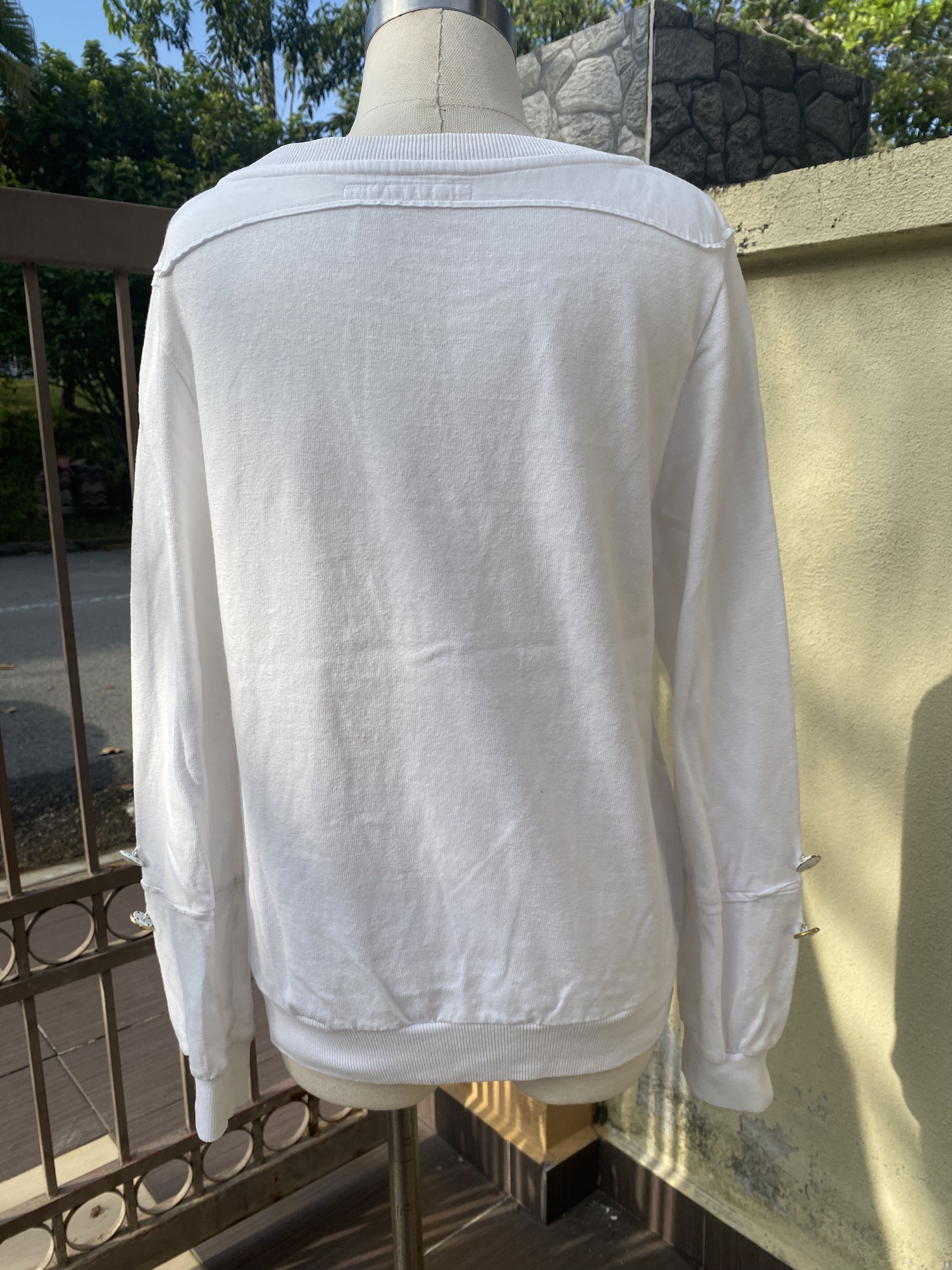 Cosmic Wonder × Japanese Brand white sweatshirt Size S / US 4 / IT 40 - 5 Thumbnail