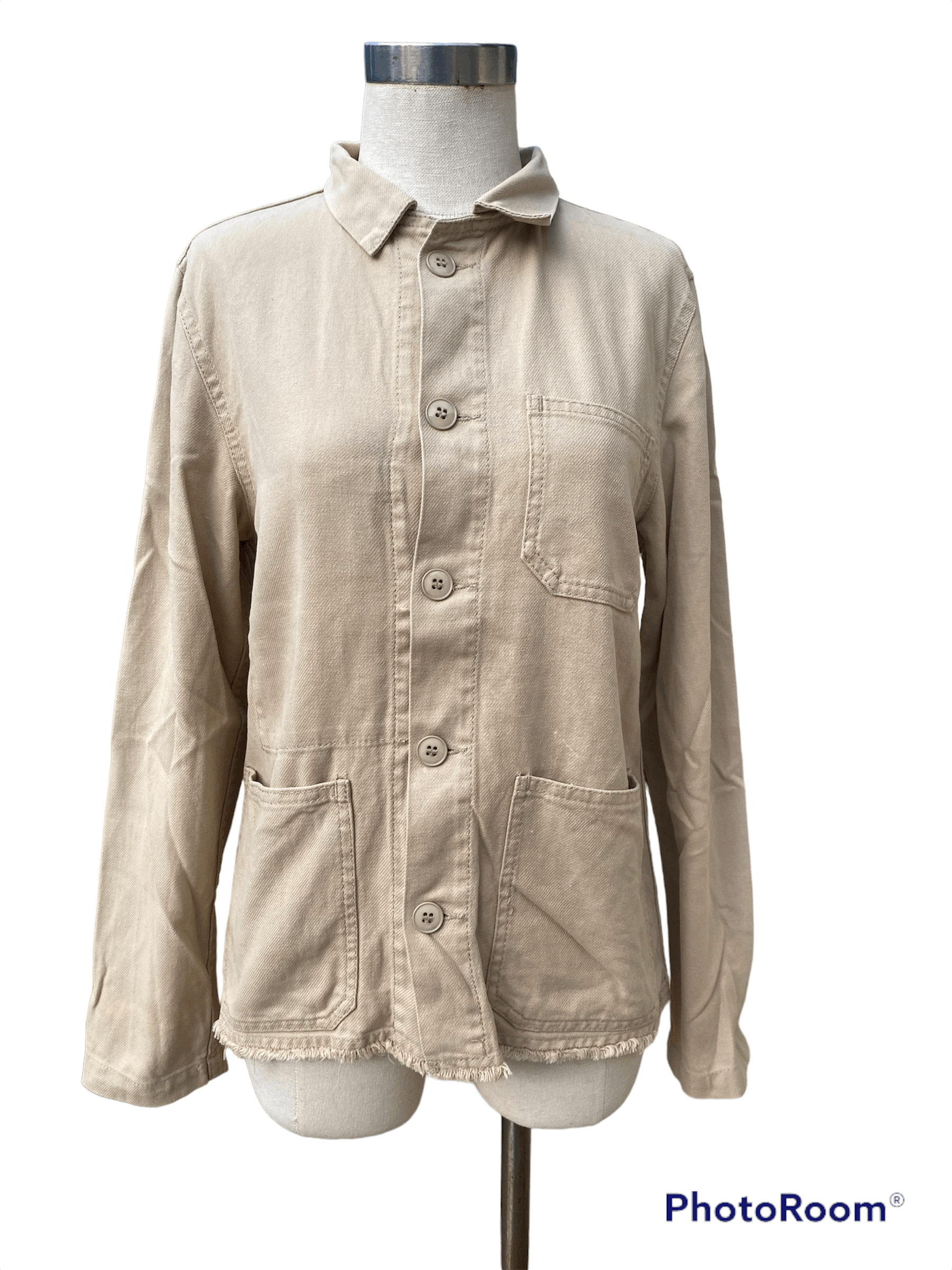 image of Vintage Light Brown Jacket, Women's (Size Small)