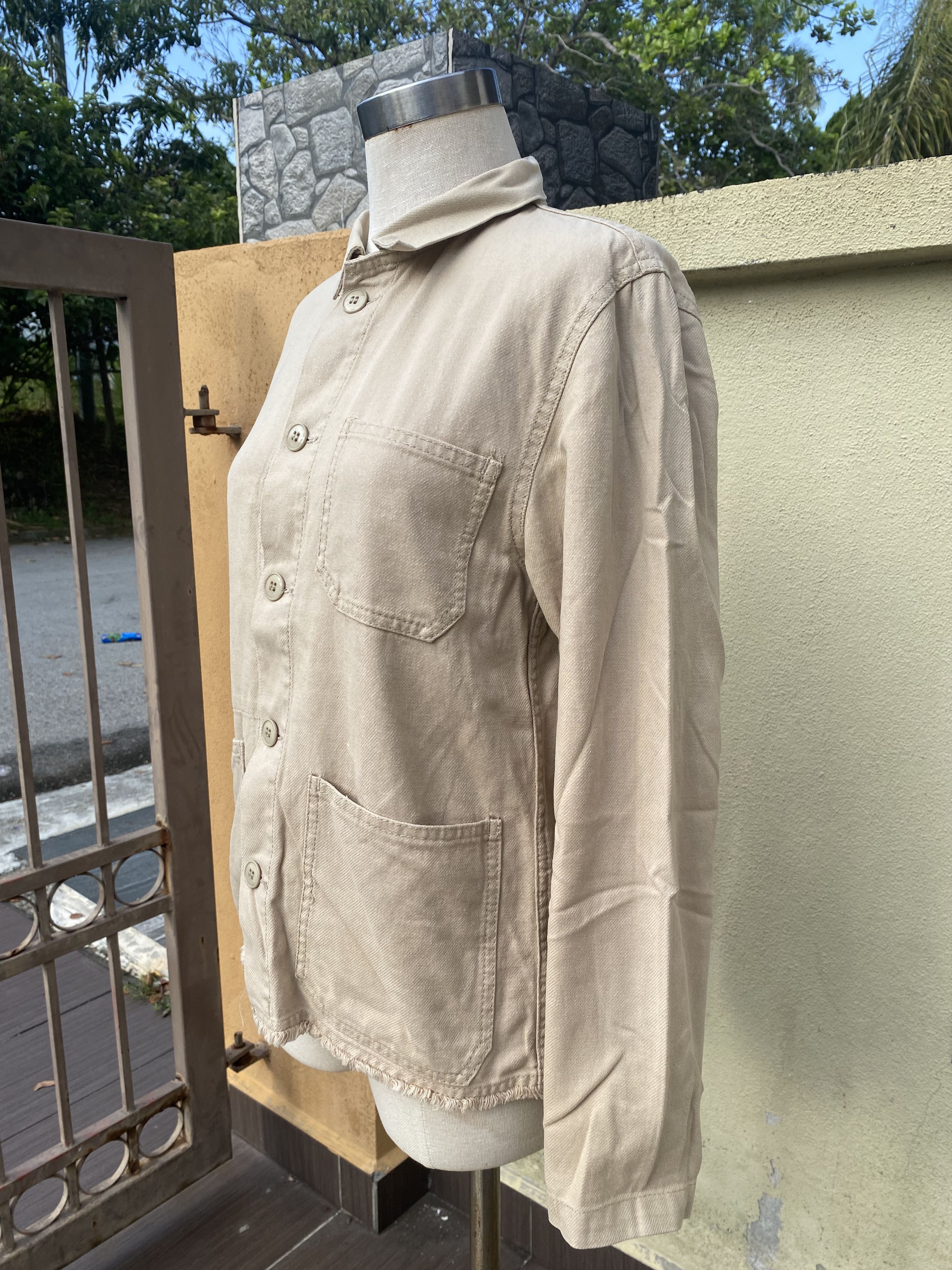Japanese Brand vintage light brown jacket Size S / US 4 / IT 40 - 5 Thumbnail