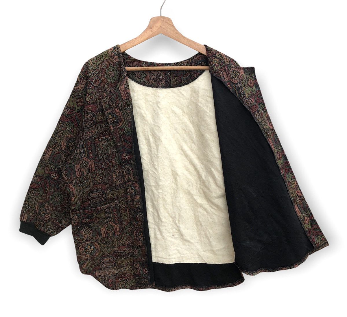 Japanese Brand × Vintage Full-print Japanese Brand Wool Cardigan Size US L / EU 52-54 / 3 - 6 Thumbnail