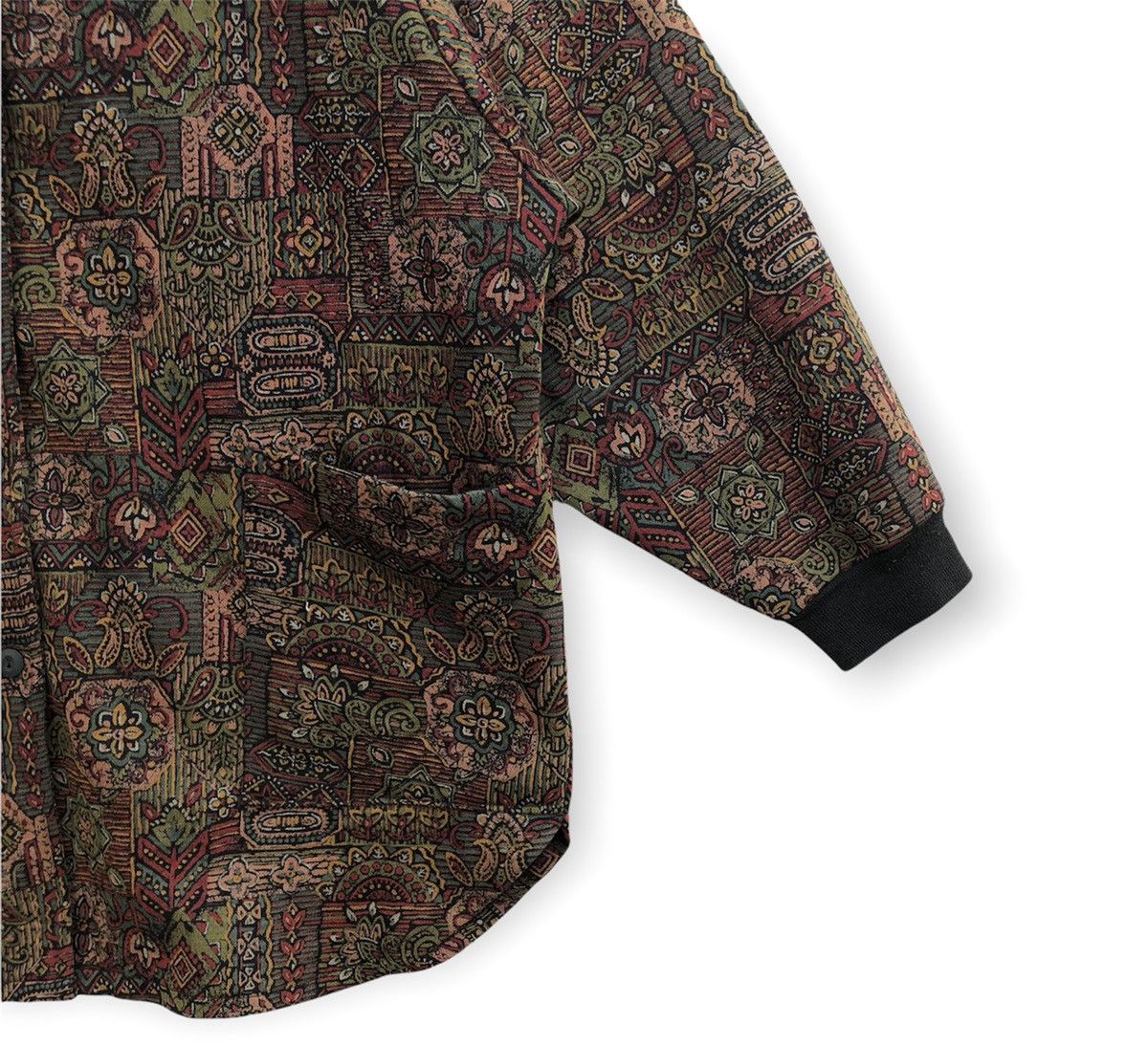 Japanese Brand × Vintage Full-print Japanese Brand Wool Cardigan Size US L / EU 52-54 / 3 - 3 Thumbnail