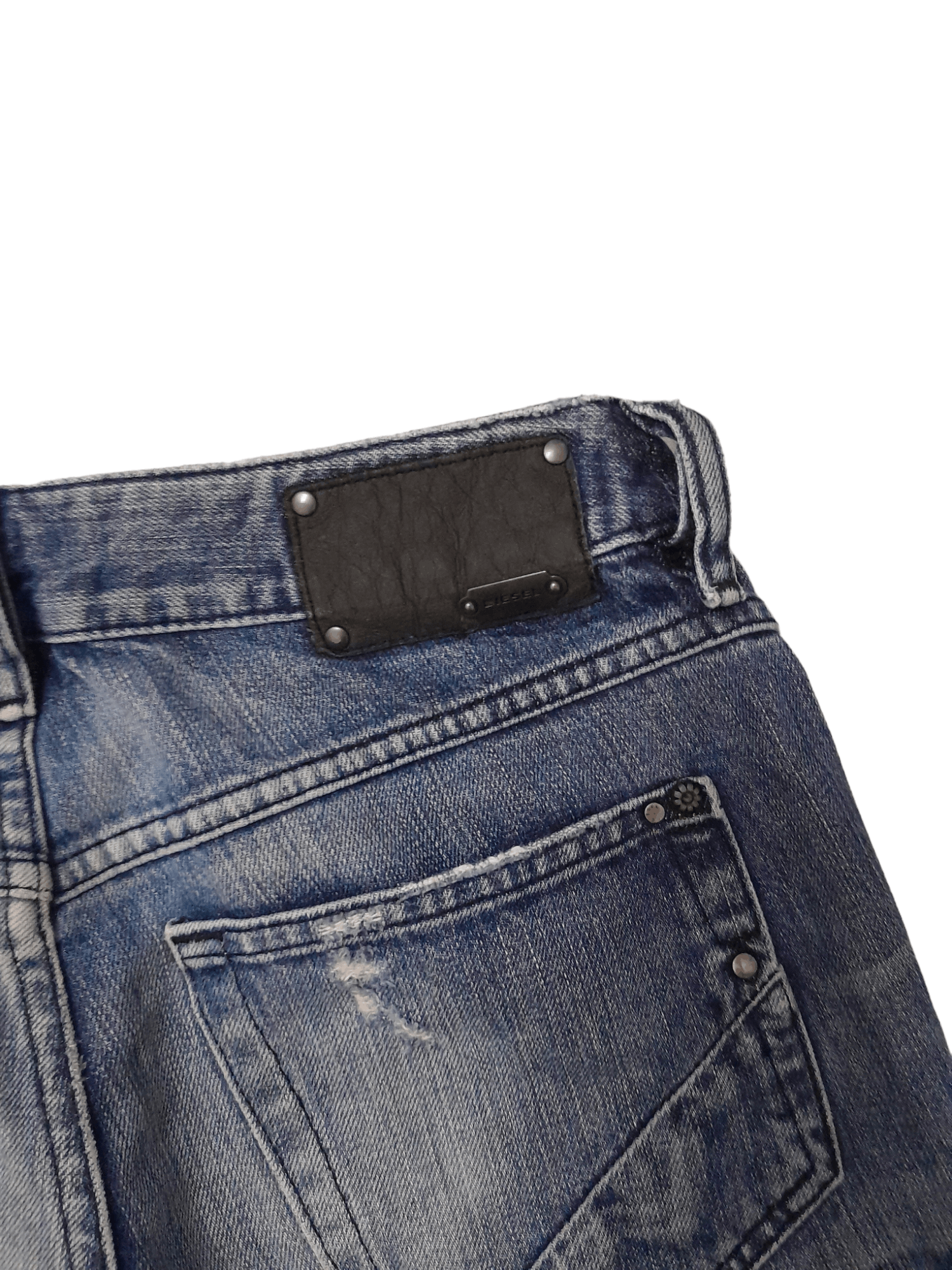 Diesel Diesel Lhela Distressed Denim (E639) Size 27" / US 4 / IT 40 - 4 Thumbnail
