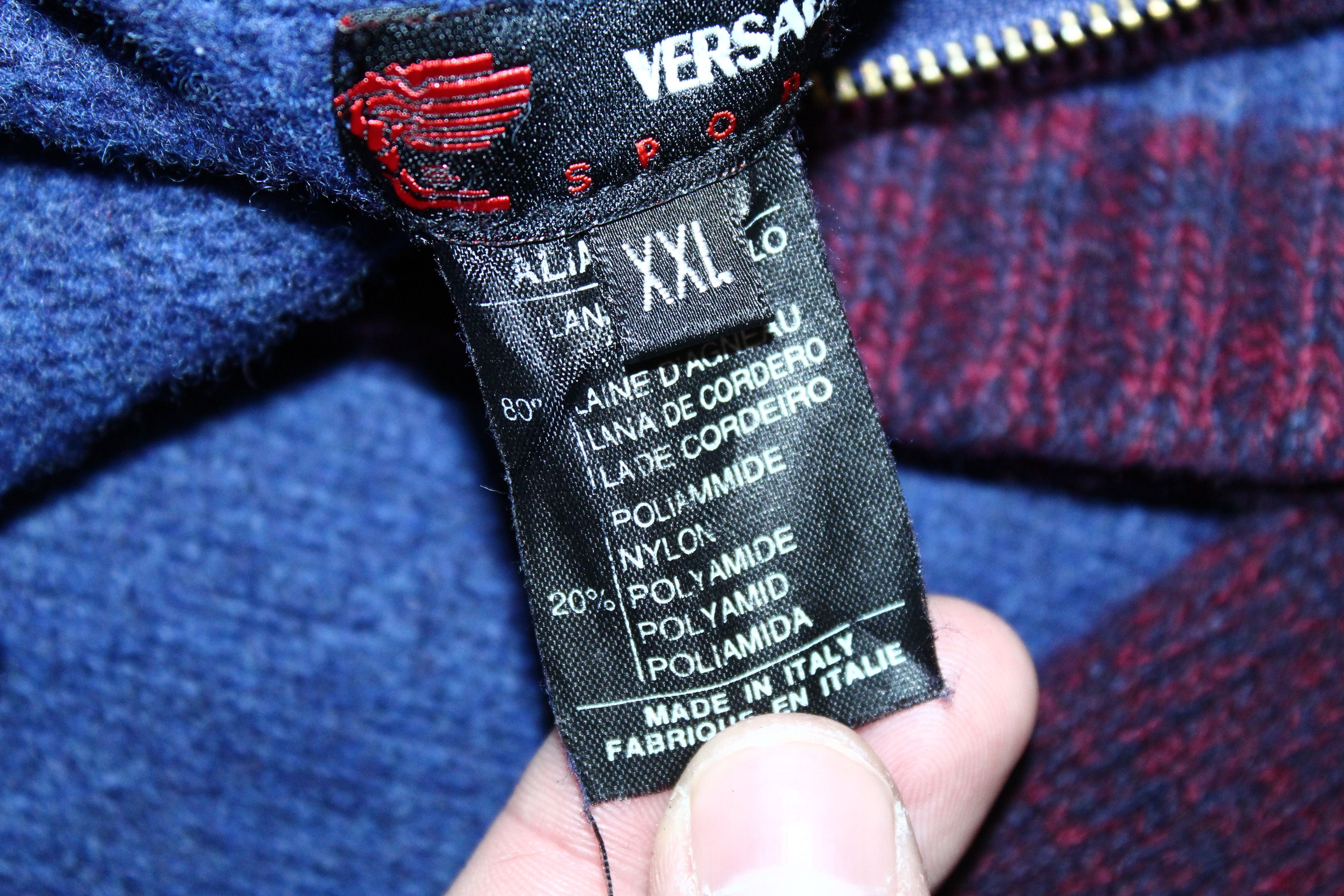 Versace RARE🔥 Versace Sport Alias s.p.a. 1/3 Zip Knit Sweater Size US L / EU 52-54 / 3 - 6 Thumbnail